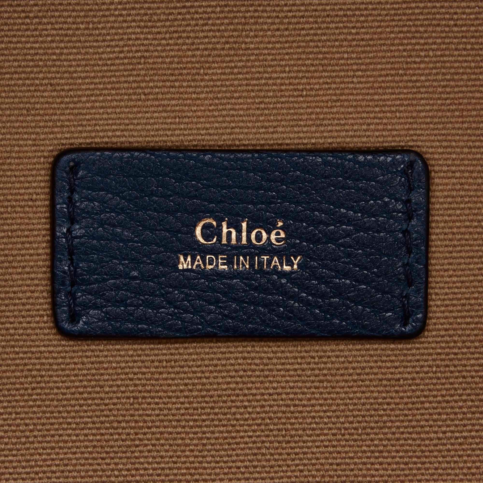 Purple Vintage Authentic Chloe Leather Everston w Dust Bag Authenticity Card MEDIUM  For Sale
