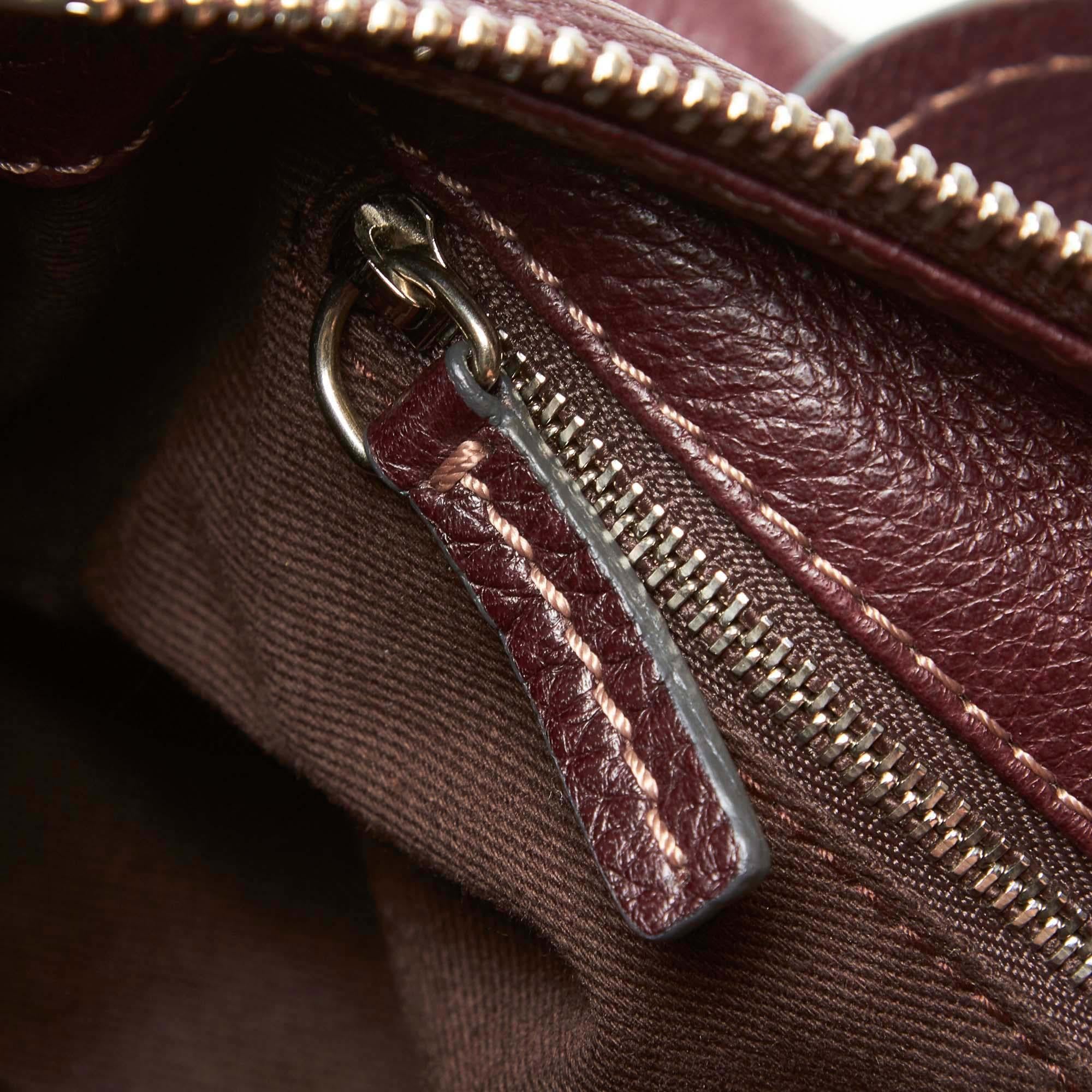 Sac à main Chloé Paddington vintage authentique en cuir avec clé de poussière et cadenas en vente 4