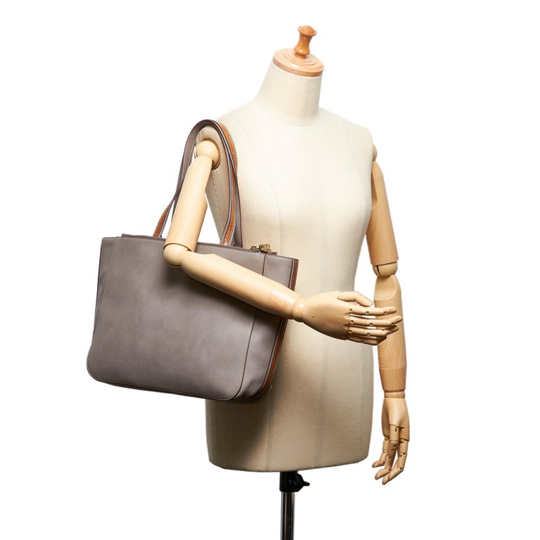 Vintage Authentic Chloe Leather Sam Tote Bag ROMANIA w Dust Bag Pouch