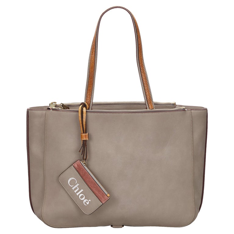 Vintage Authentic Chloe Leather Sam Tote Bag ROMANIA w Dust Bag Pouch