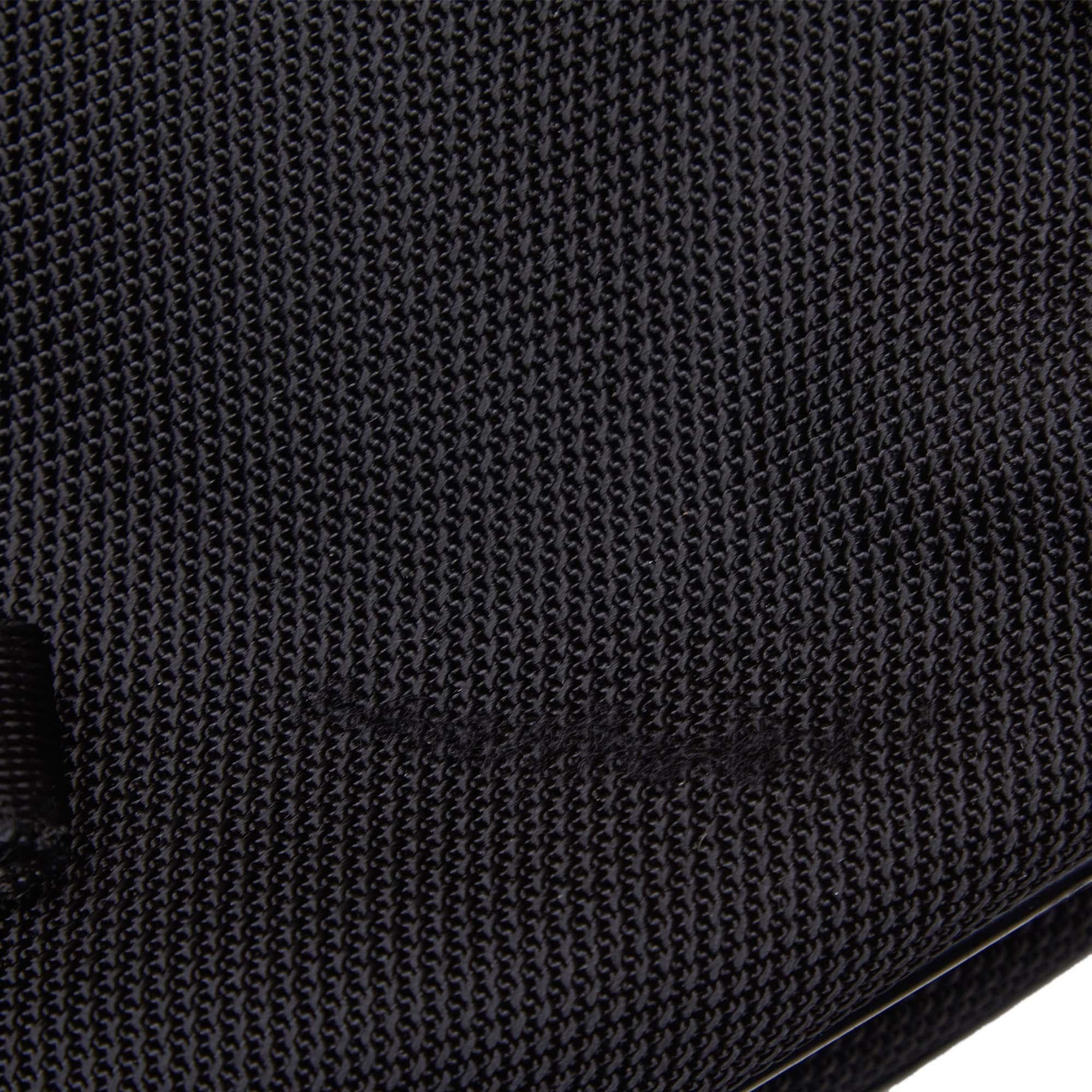 Vintage Authentic Dior Black Nylon Fabric Saddle Bag France w/ Dust Bag MEDIUM  1
