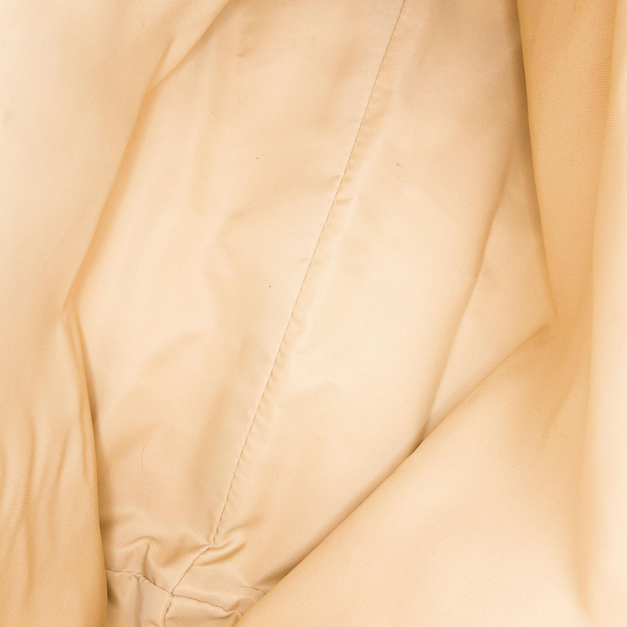 Beige Vintage Authentic Dior Brown Canvas Fabric Oblique Crossbody Bag France MEDIUM 