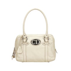 Beige Top Handle Bags