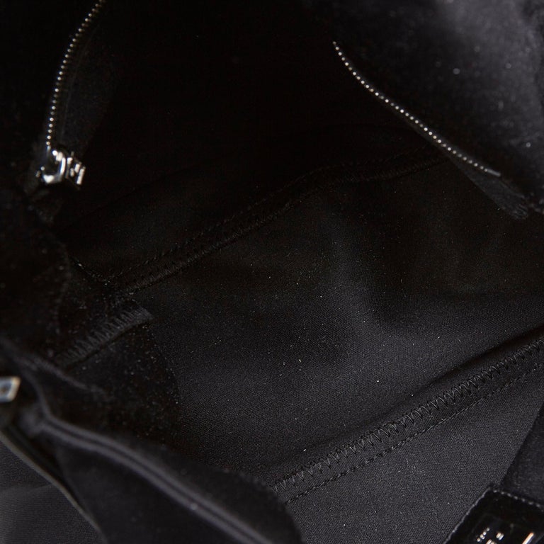 Vintage Authentic Fendi Black Mamma Baguette Shoulder Bag Italy MEDIUM ...