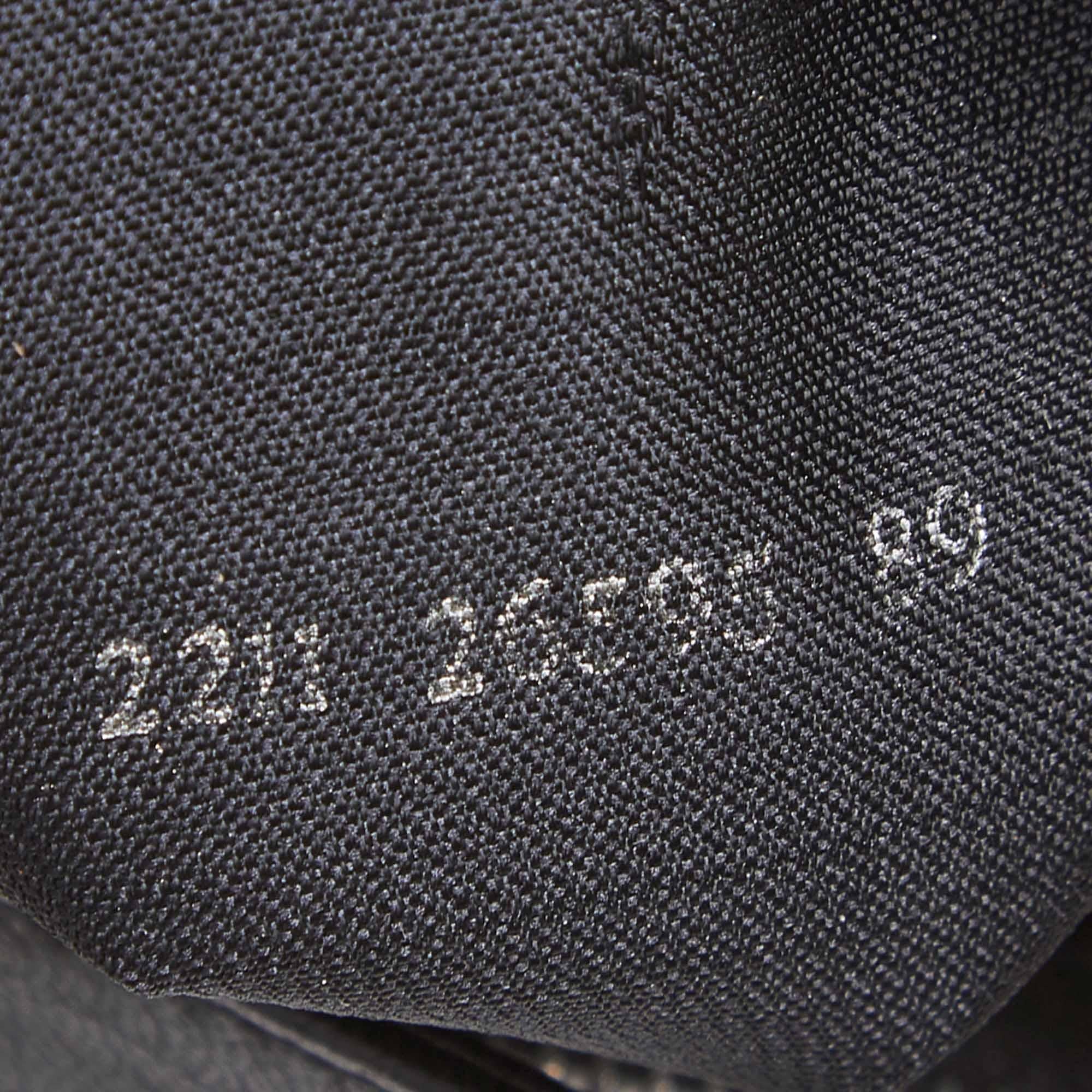 Vintage Authentic Fendi Black Suede Leather Metal Baguette Italy SMALL 3