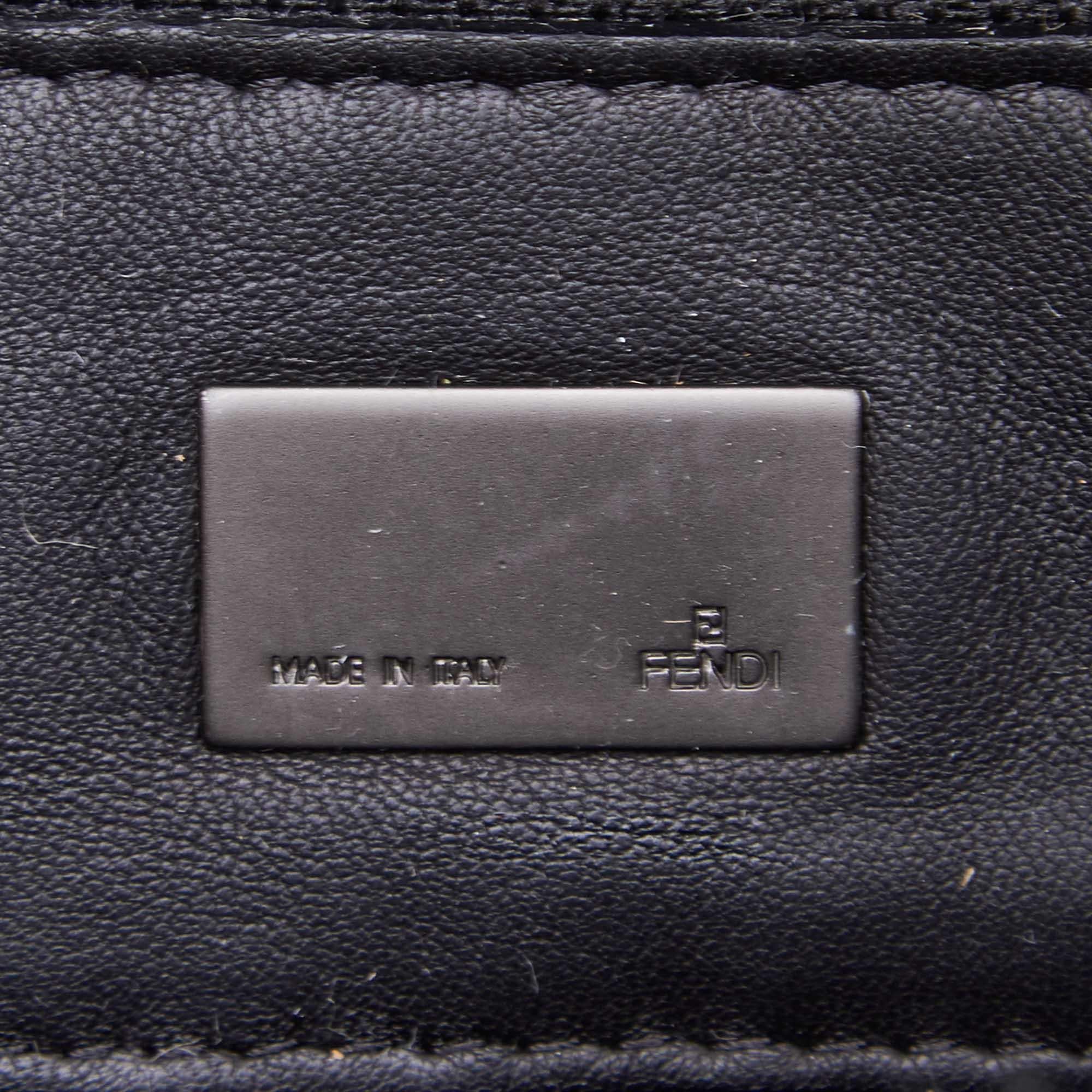 Vintage Authentic Fendi Blue Python Leather To You Shoulder Bag Italy LARGE  For Sale 1
