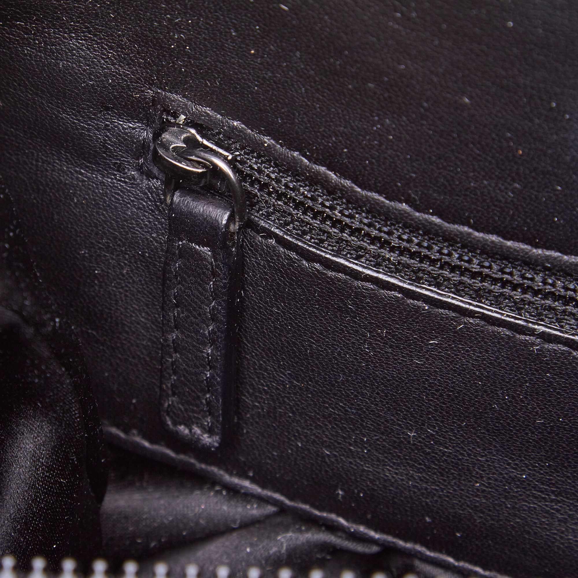 Vintage Authentic Fendi Blue Python Leather To You Shoulder Bag Italy LARGE  For Sale 3