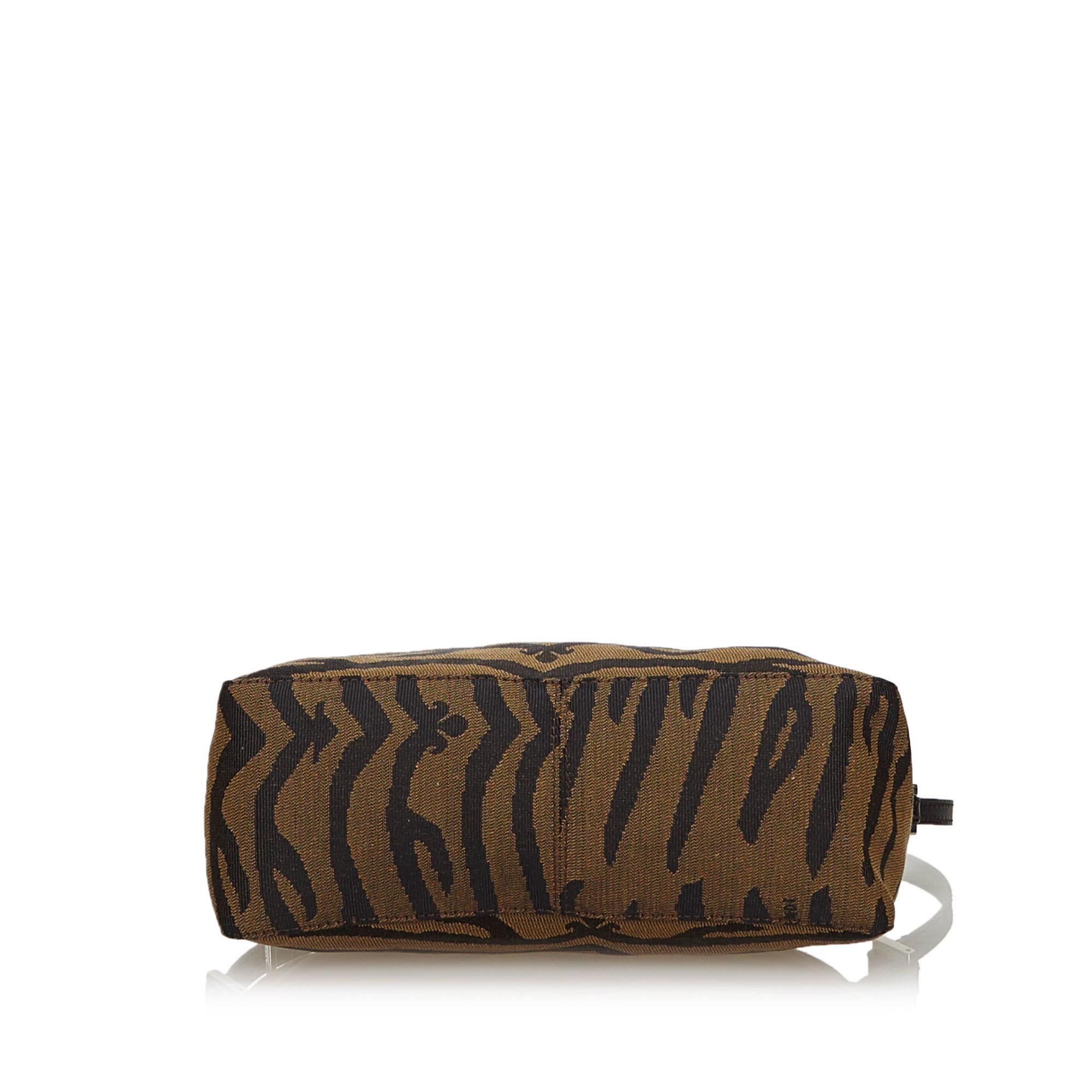 fendi zebra print bag