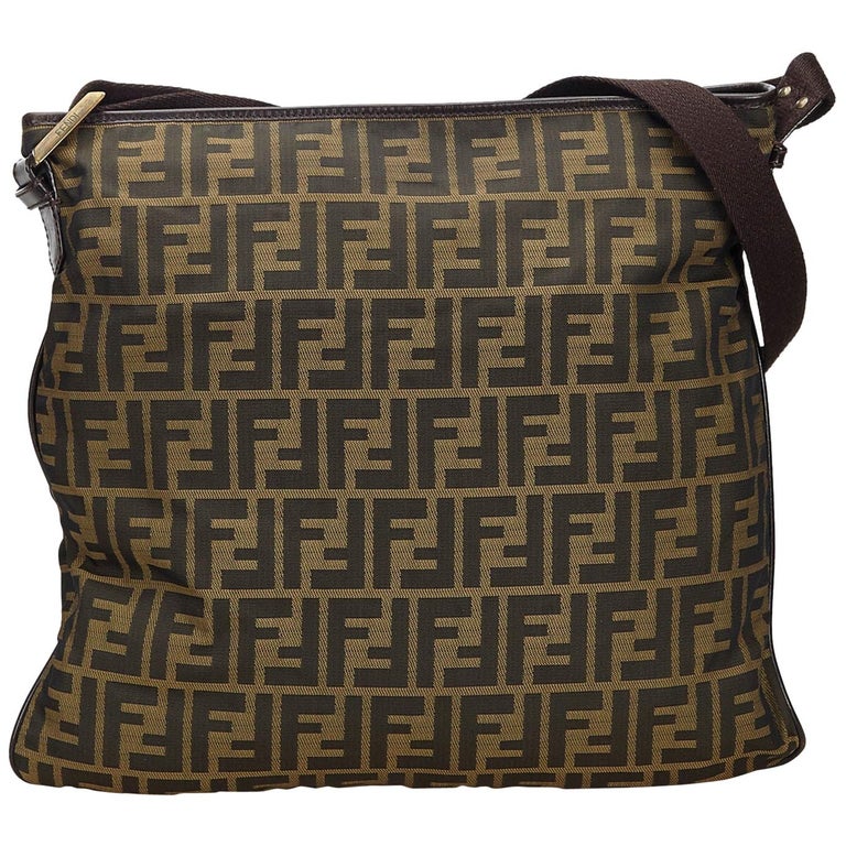 Vintage Fendi Zucca Crossbody Bag Paul Smith