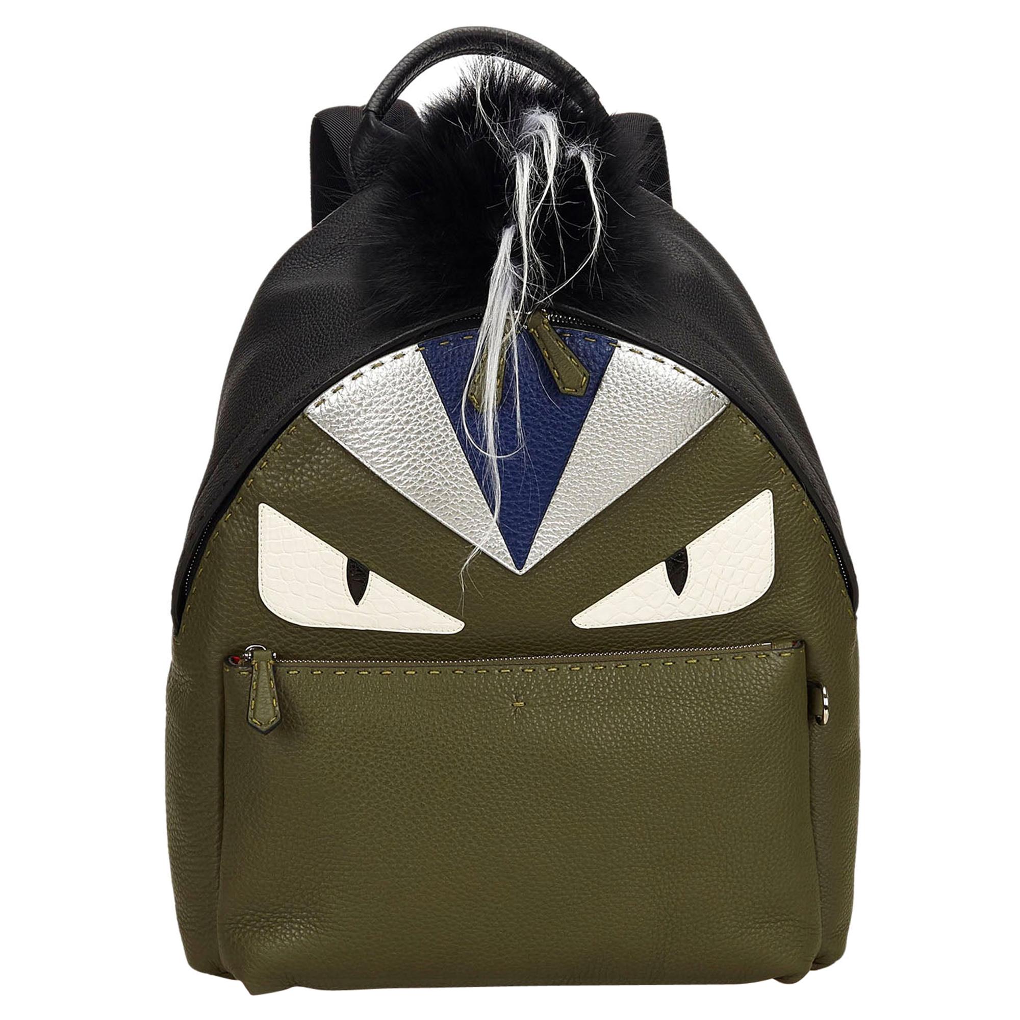 green monster backpack