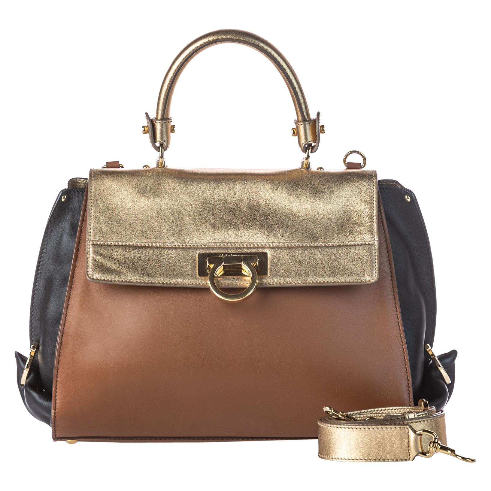 Ferragamo Vintage Mini Shoulder Bag at 1stdibs