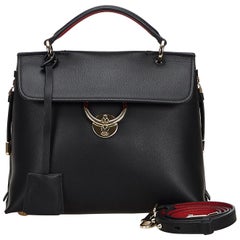 Vintage Authentic Ferragamo Leather Jet Set Satchel Italy w Dust Bag Box SMALL