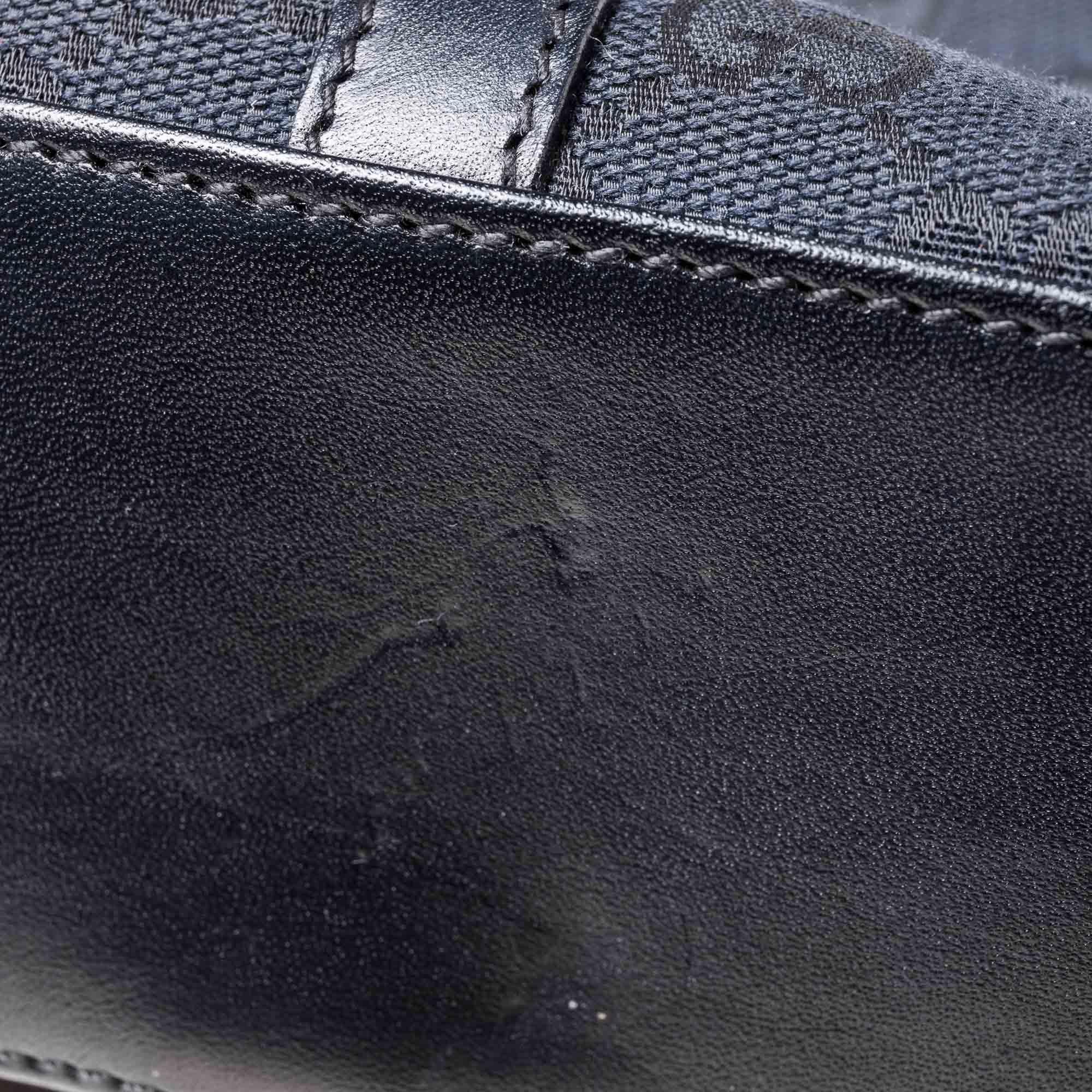Vintage Authentic Gucci Black Canvas Fabric GG Jackie Shoulder Bag ITALY MEDIUM 5