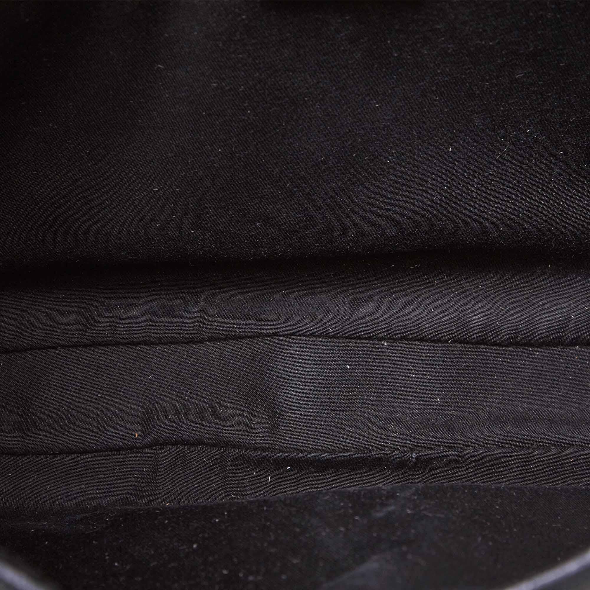 Women's Vintage Authentic Gucci Black GG New Jackie Shoulder Bag Italy MEDIUM 