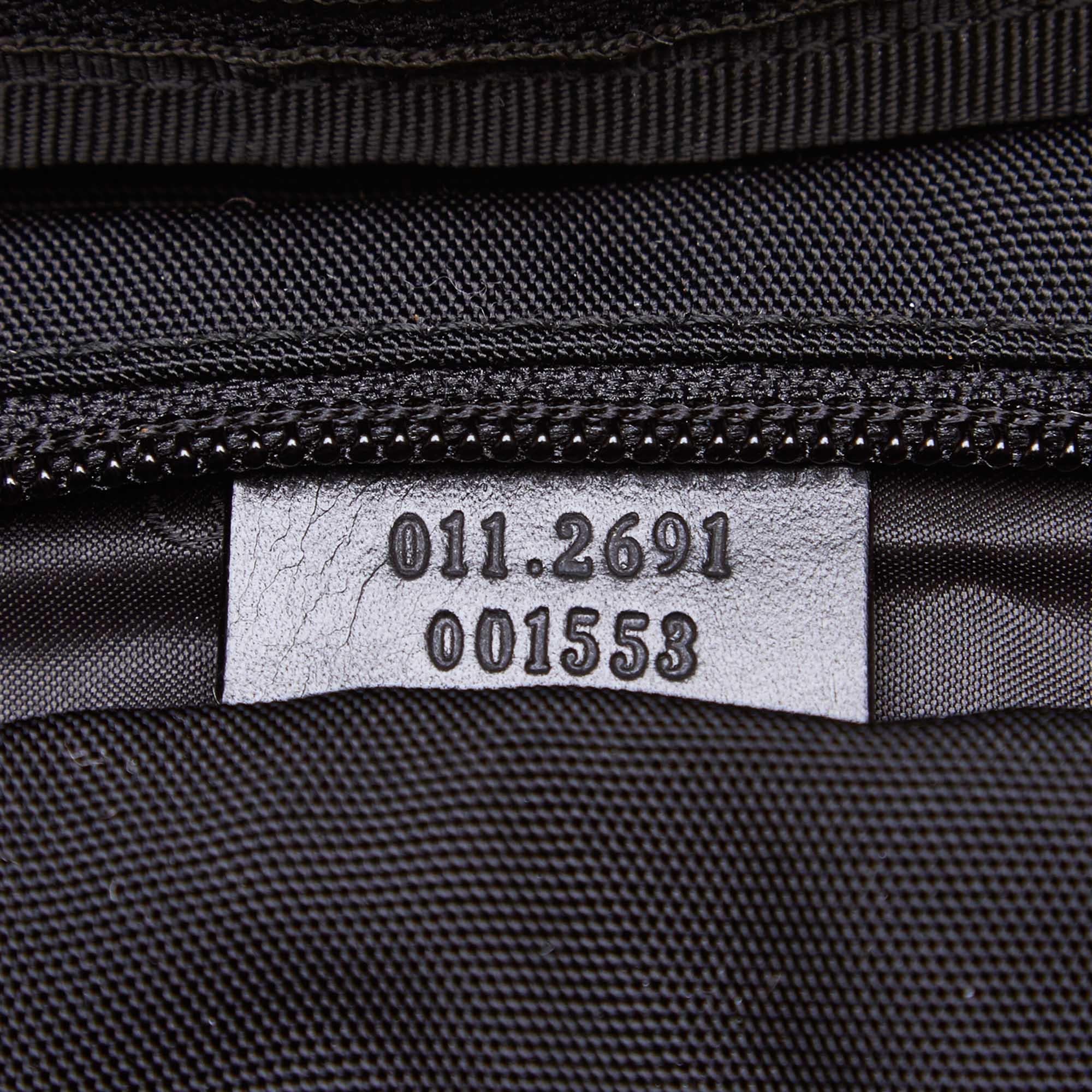 Vintage Authentic Gucci Black Nylon Fabric Garment Bag Italy LARGE  3