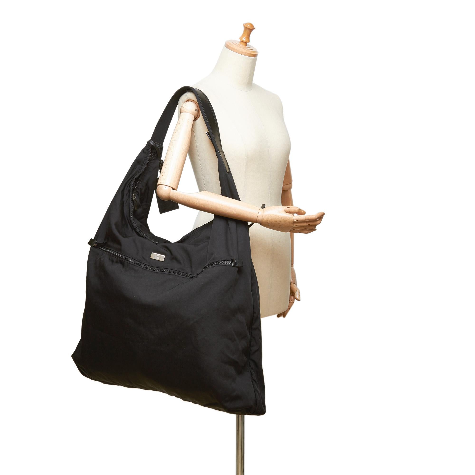 Vintage Authentic Gucci Black Nylon Fabric Garment Bag Italy LARGE  5