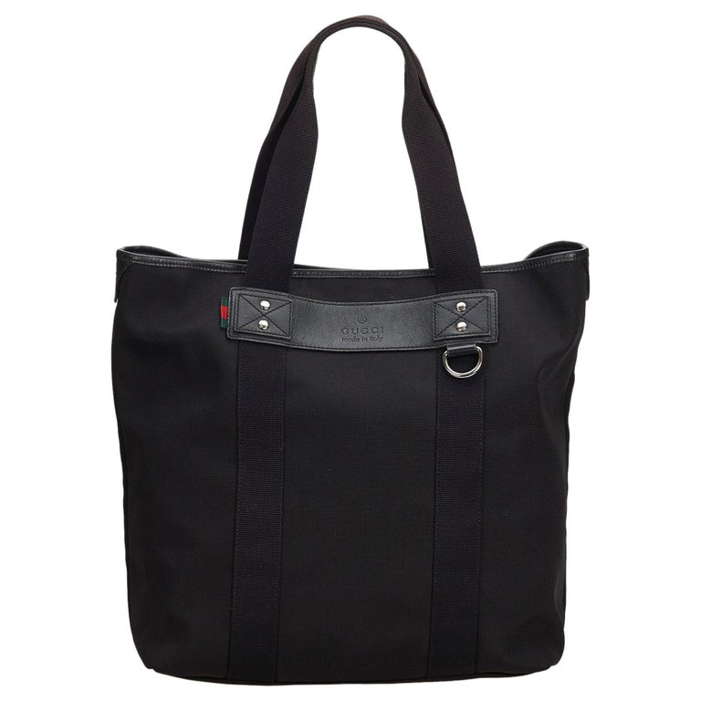 gucci tote bag vintage black