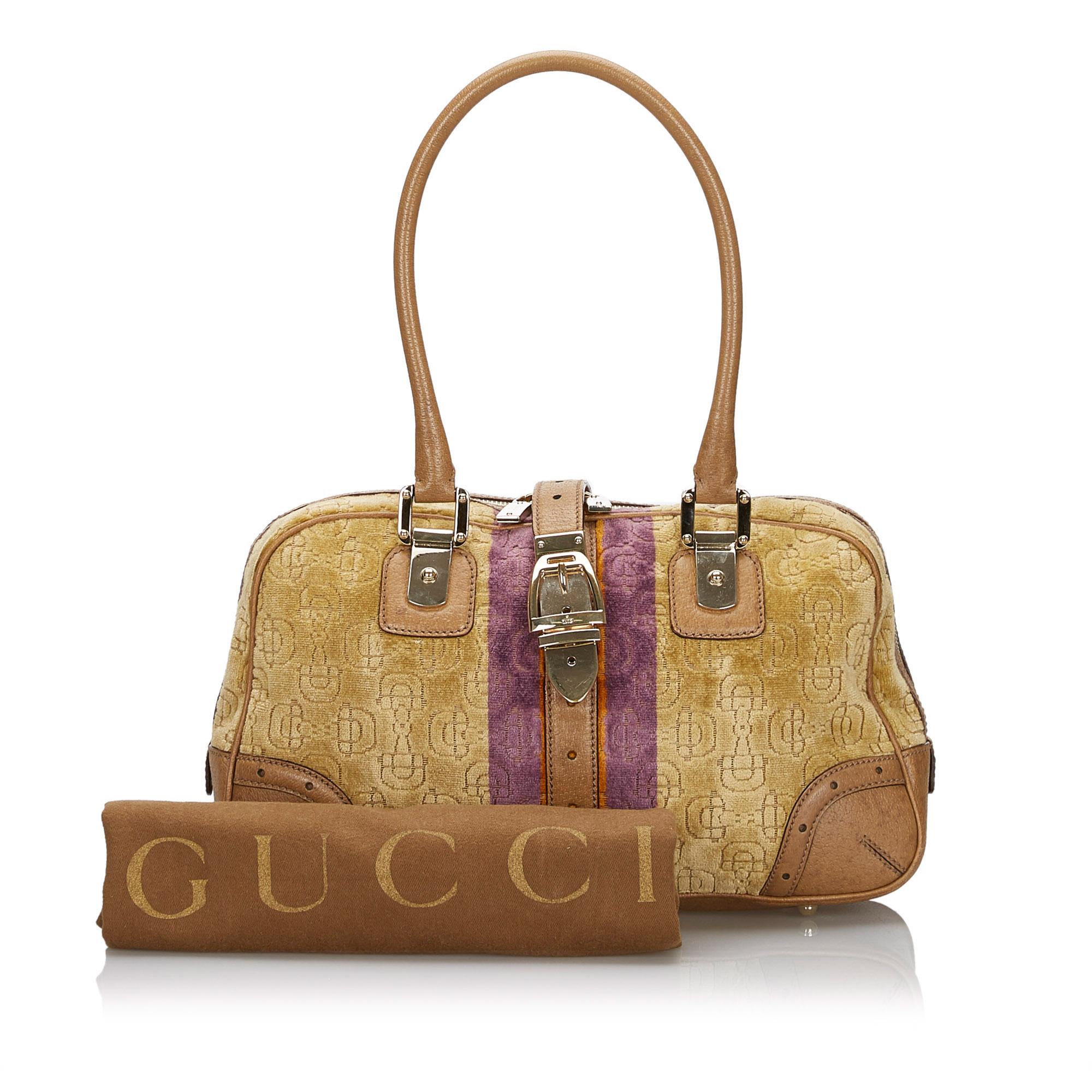Vintage Authentic Gucci Brown Horsebit Shoulder Bag Italy w MEDIUM  For Sale 6