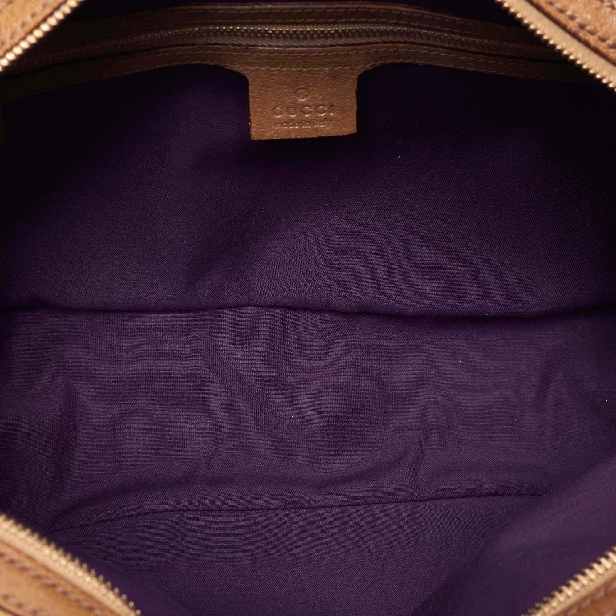 Vintage Authentic Gucci Brown Horsebit Shoulder Bag Italy w MEDIUM  For Sale 1
