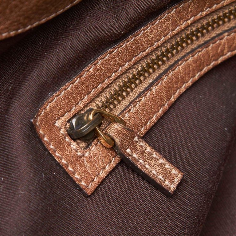 Vintage Authentic Gucci Canvas Fabric Guccissima New ...