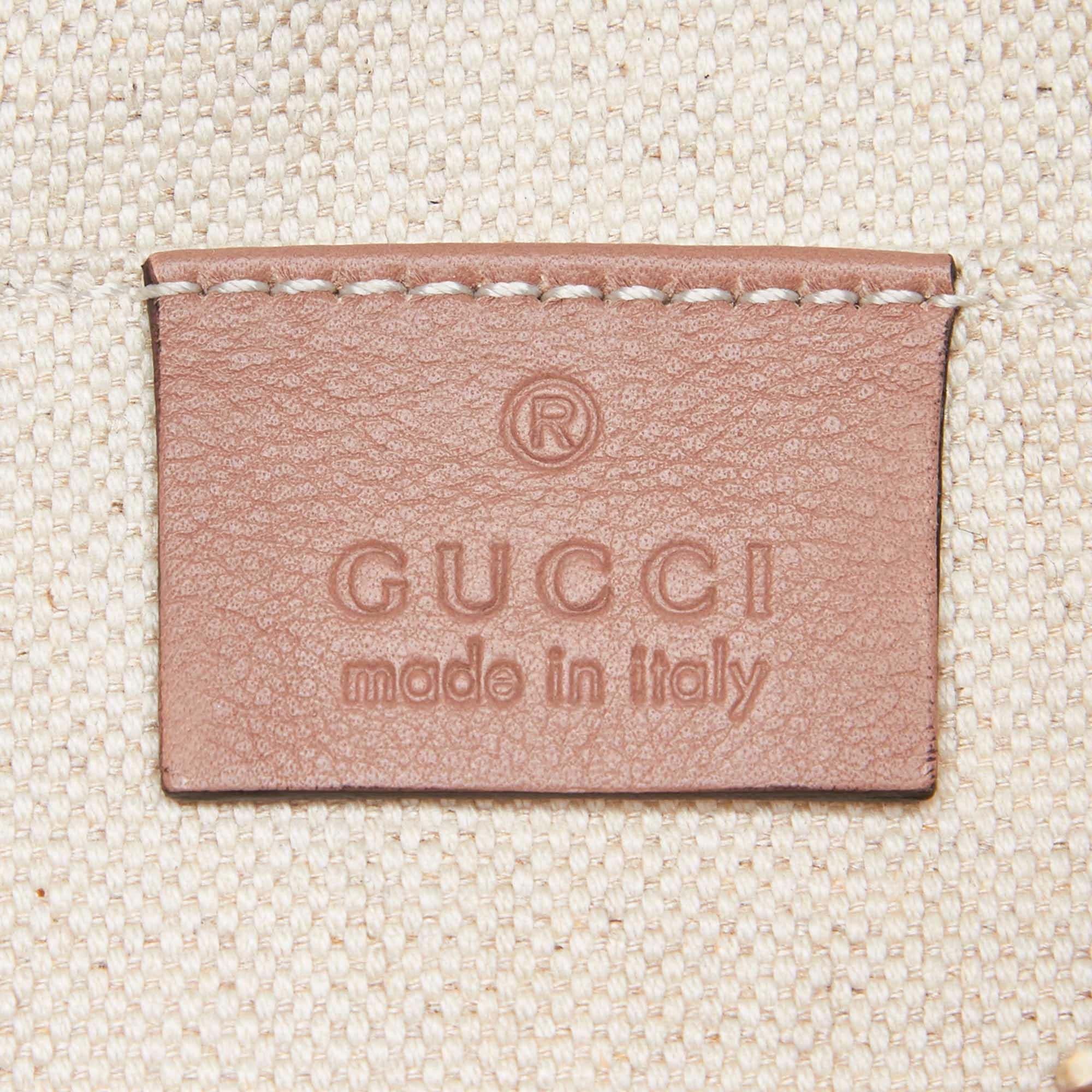 Vintage Authentic Gucci Leather Guccissima Mayfair Pochette w Dust Bag SMALL  In Good Condition In Orlando, FL