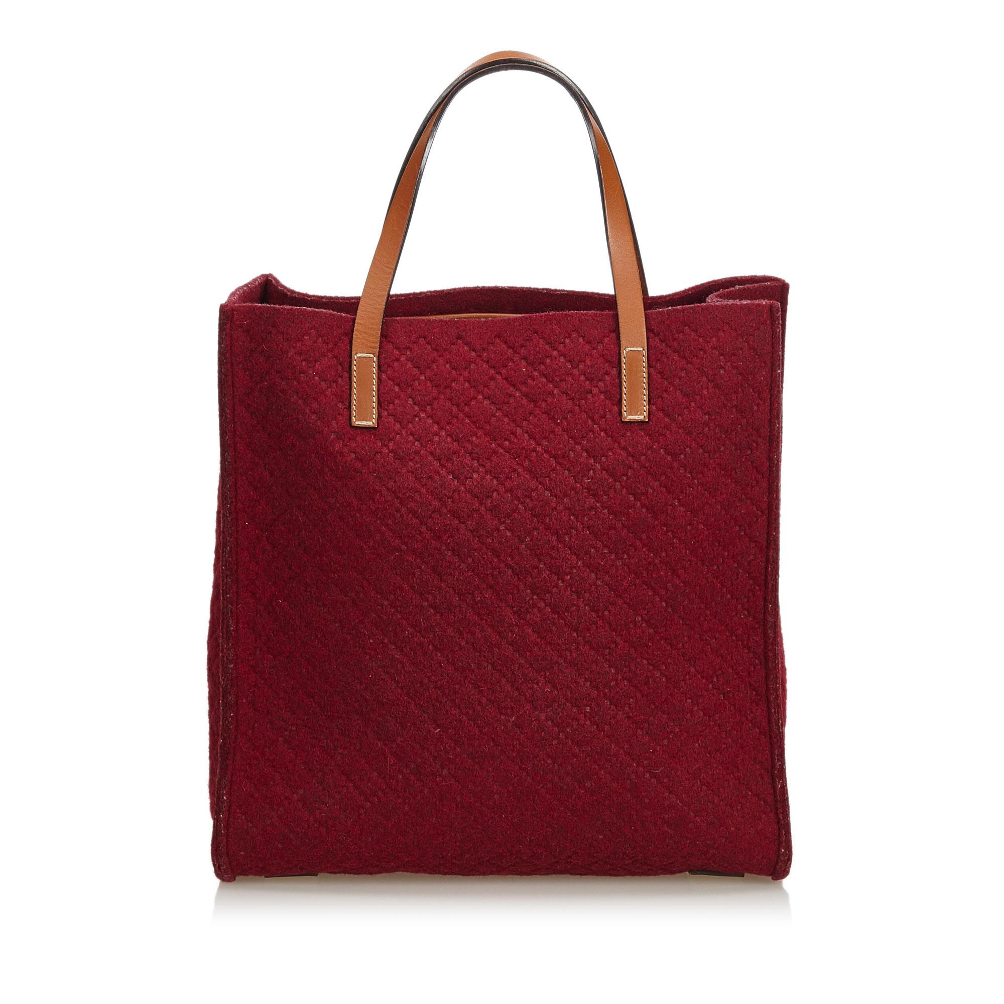 gucci felt tote