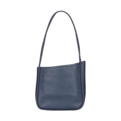 Vintage Authentic Hermes Blue Leather Nami Bag France LARGE 
