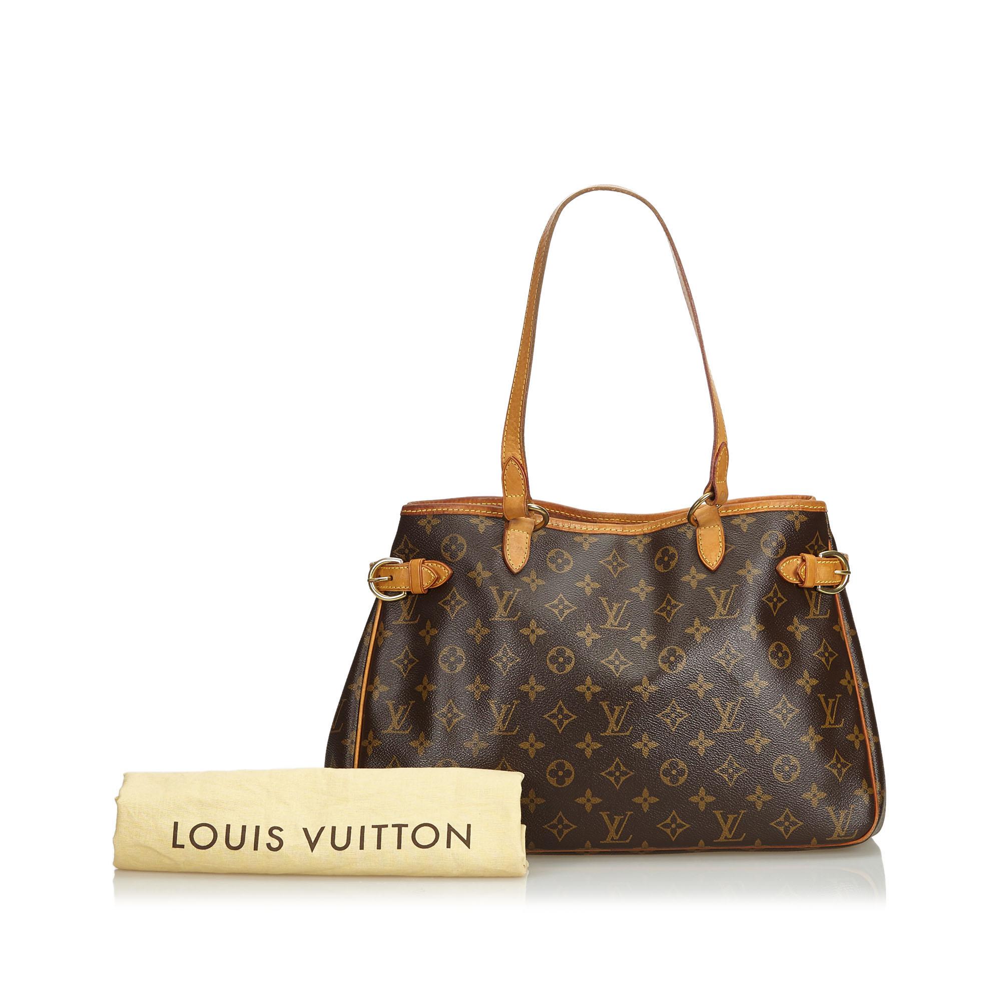 Vintage Authentic Louis Vuitton Brown Batignolles Horizontal France w LARGE  For Sale 11