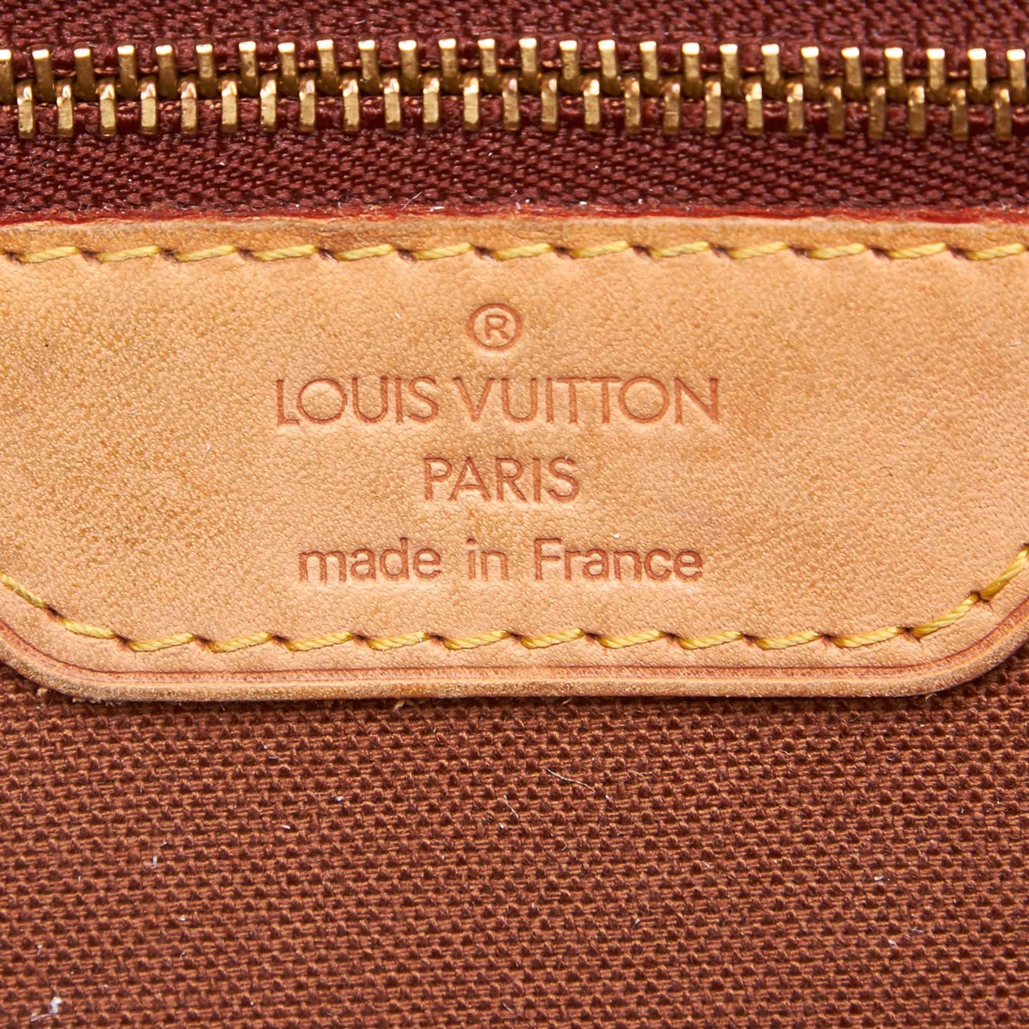 Vintage Authentic Louis Vuitton Brown Batignolles Horizontal France w LARGE  For Sale 2