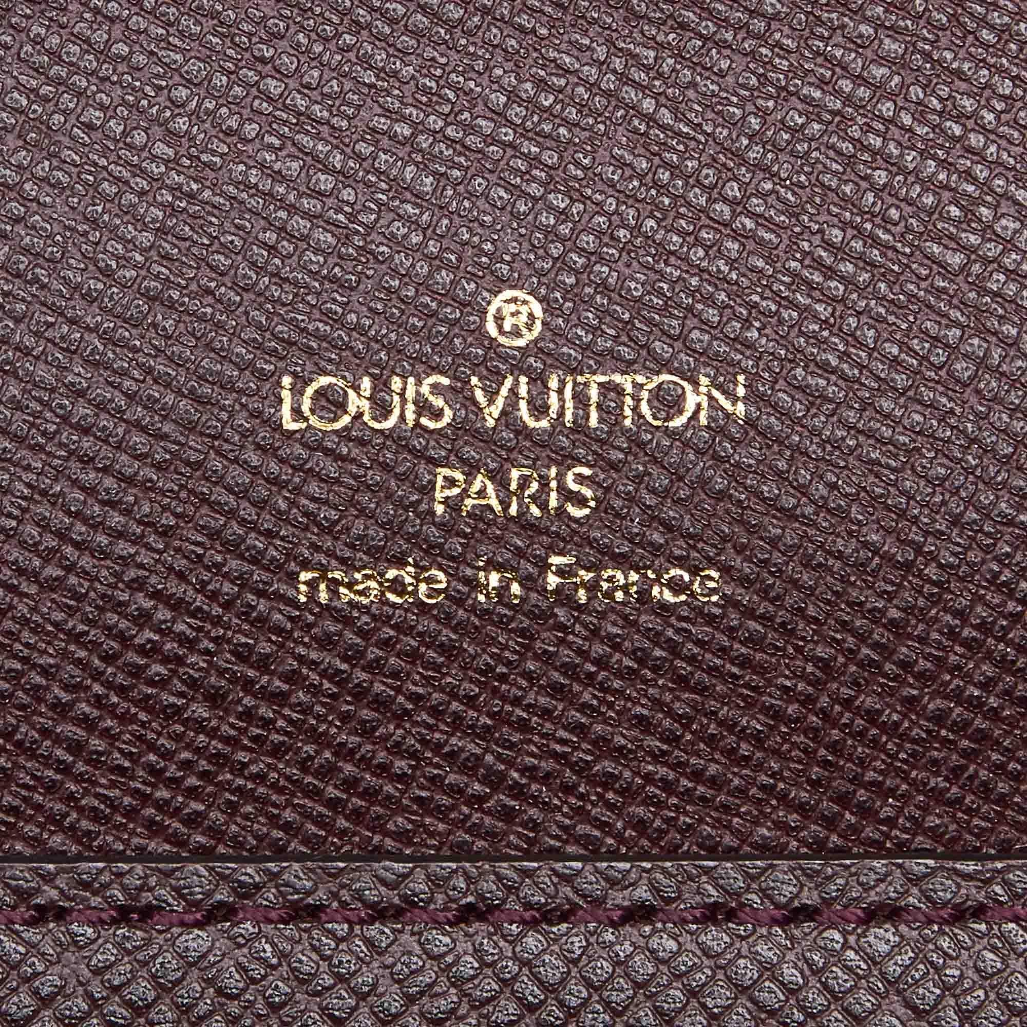 Vintage Authentic Louis Vuitton Brown Document Case Clutch Bag FRANCE SMALL  For Sale 1