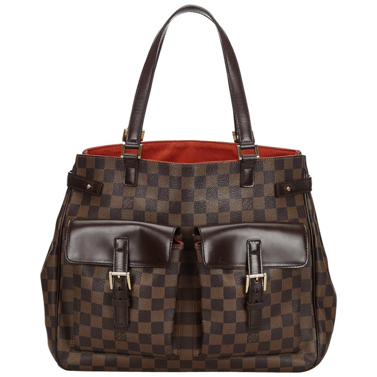 Vintage Authentic Louis Vuitton Brown Ebene Uzes France w Dust Bag