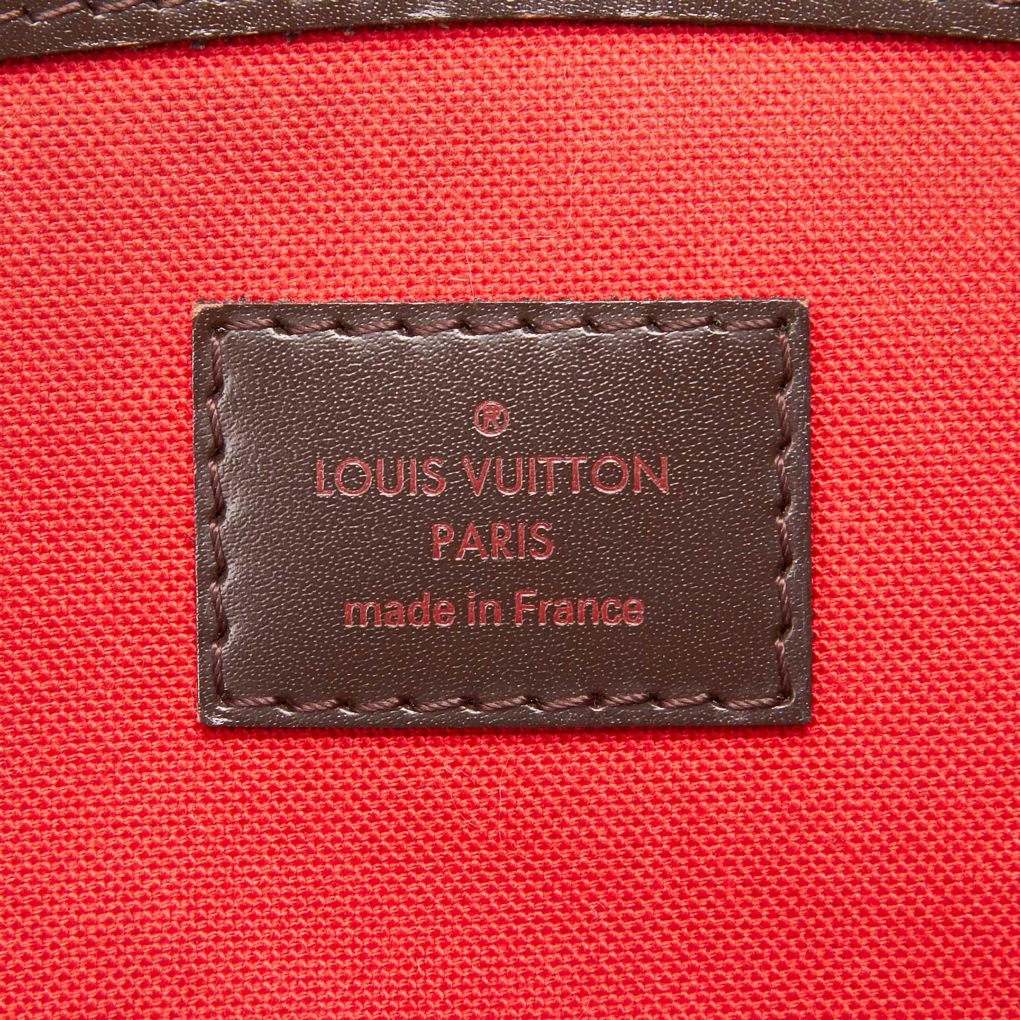Vintage Authentic Louis Vuitton Brown Ebene Verona GM France LARGE  1