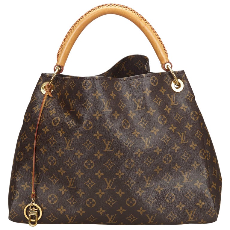 Vintage Authentic Louis Vuitton Brown Monogram Canvas Artsy MM Spain MEDIUM For Sale at 1stdibs