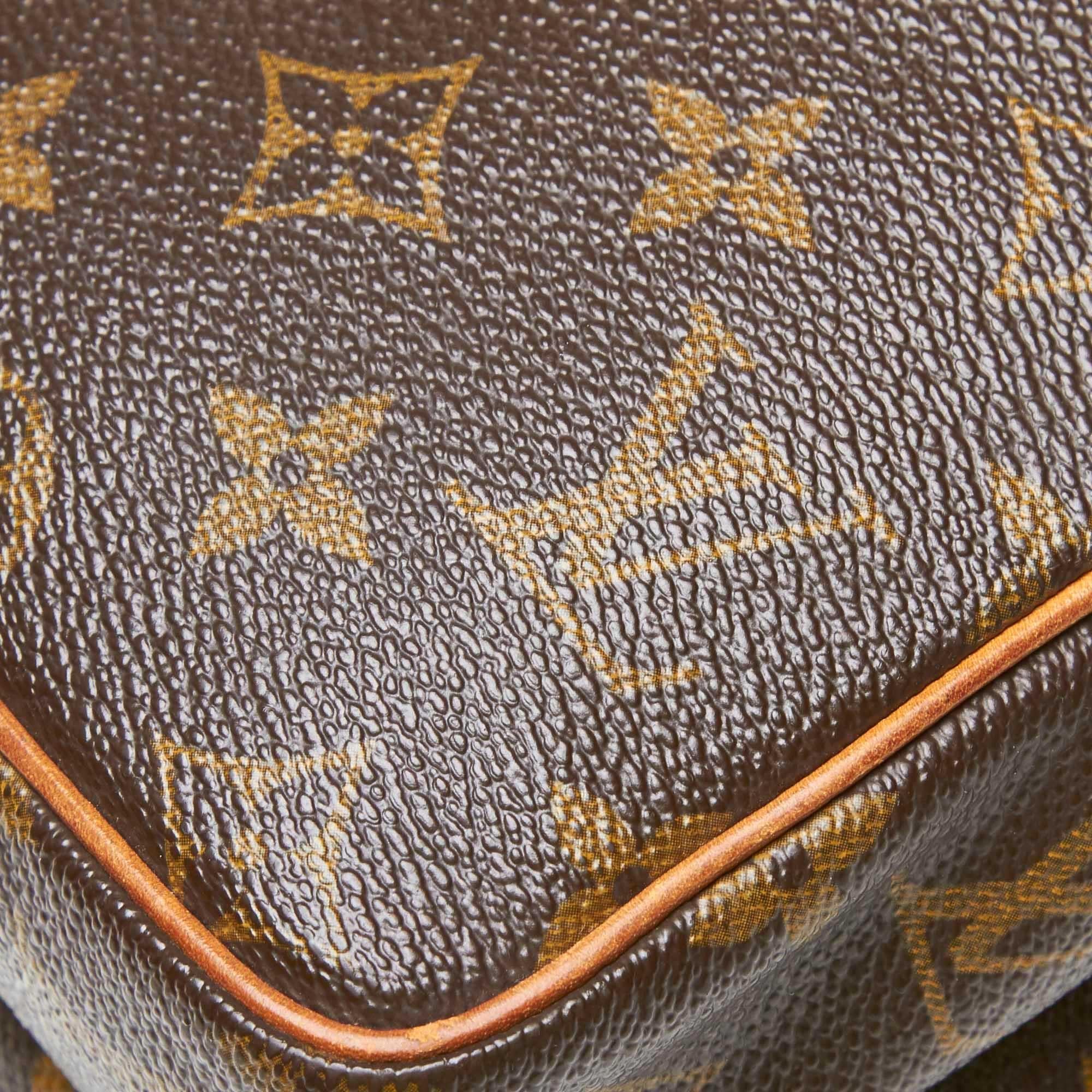 Vintage Authentic Louis Vuitton Brown Monogram Canvas Mini Amazone France MINI  For Sale 7