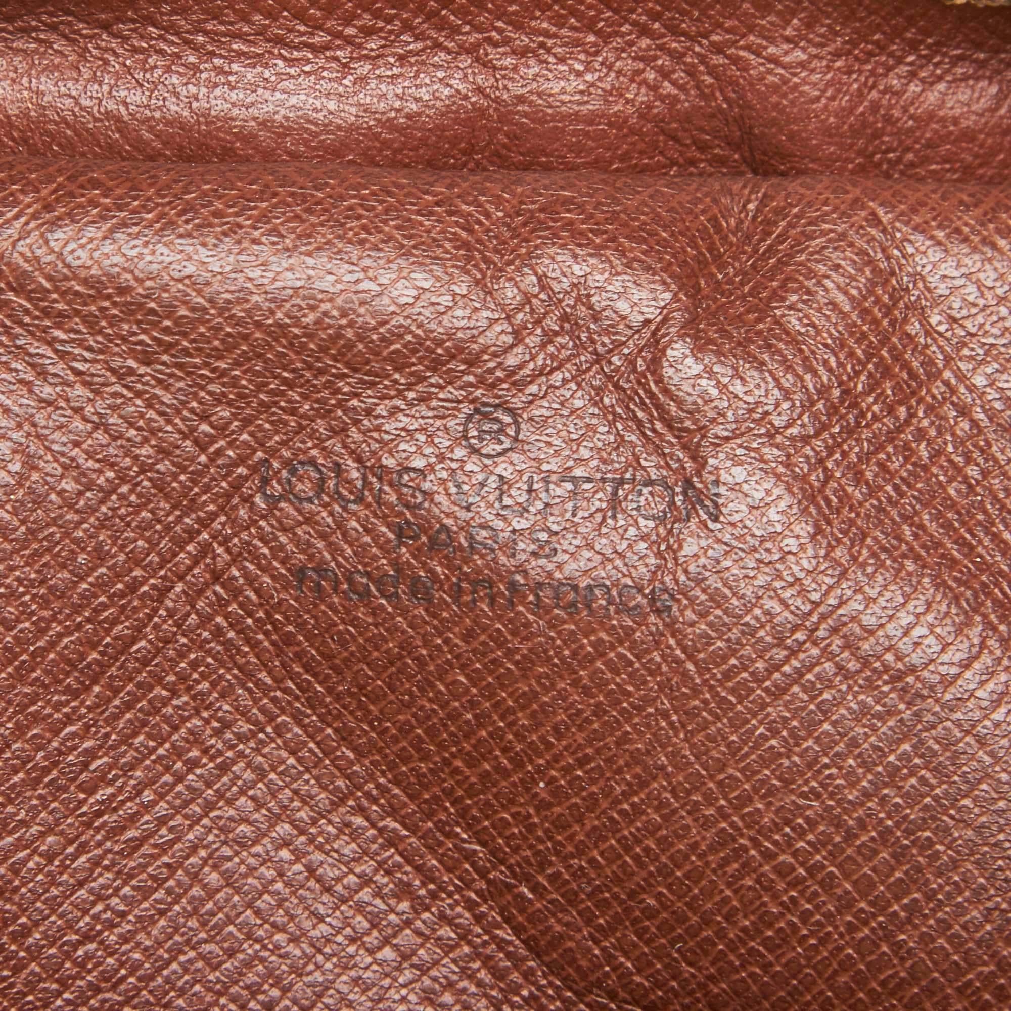 Vintage Authentic Louis Vuitton Brown Monogram Canvas Mini Amazone France MINI  For Sale 2