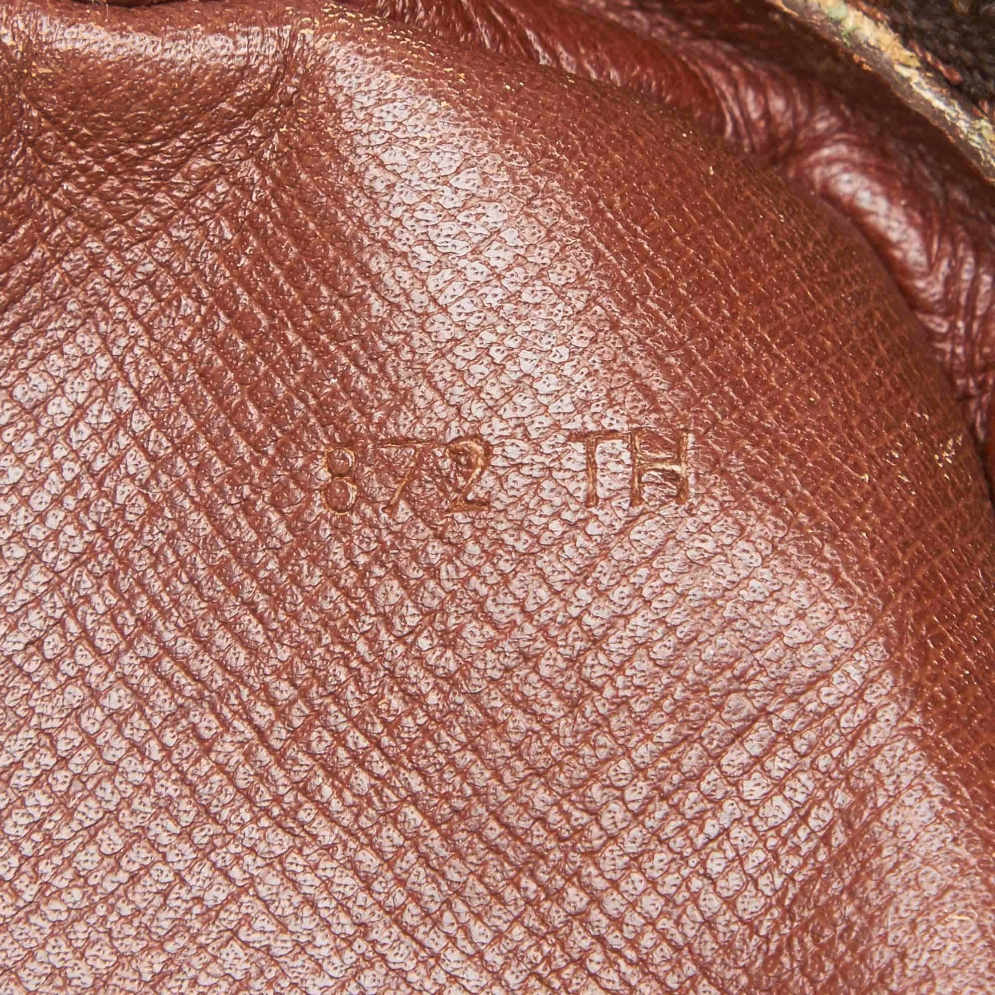 Vintage Authentic Louis Vuitton Brown Monogram Canvas Mini Amazone France MINI  For Sale 3