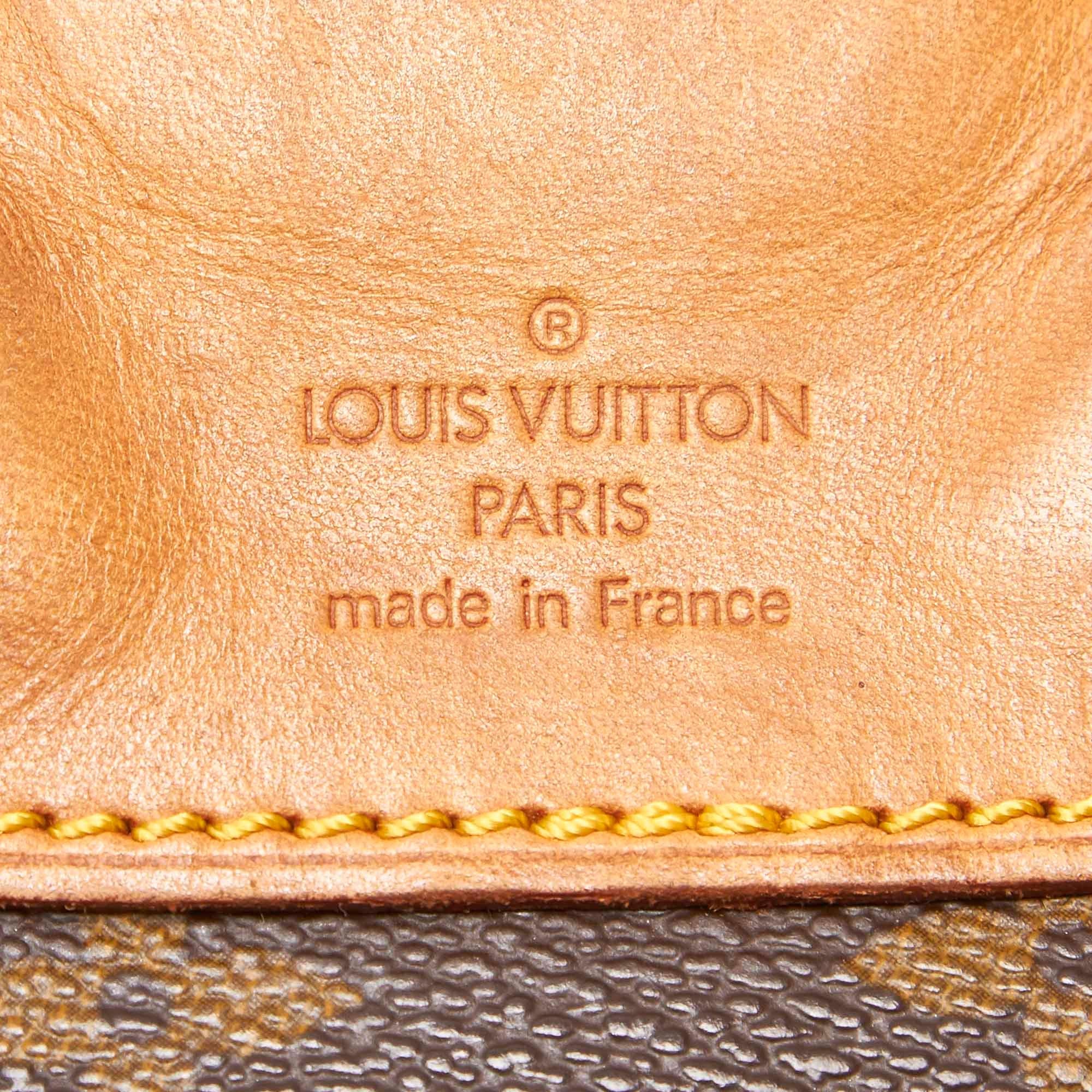 Vintage Authentic Louis Vuitton Brown Montsouris MM France MEDIUM  For Sale 2
