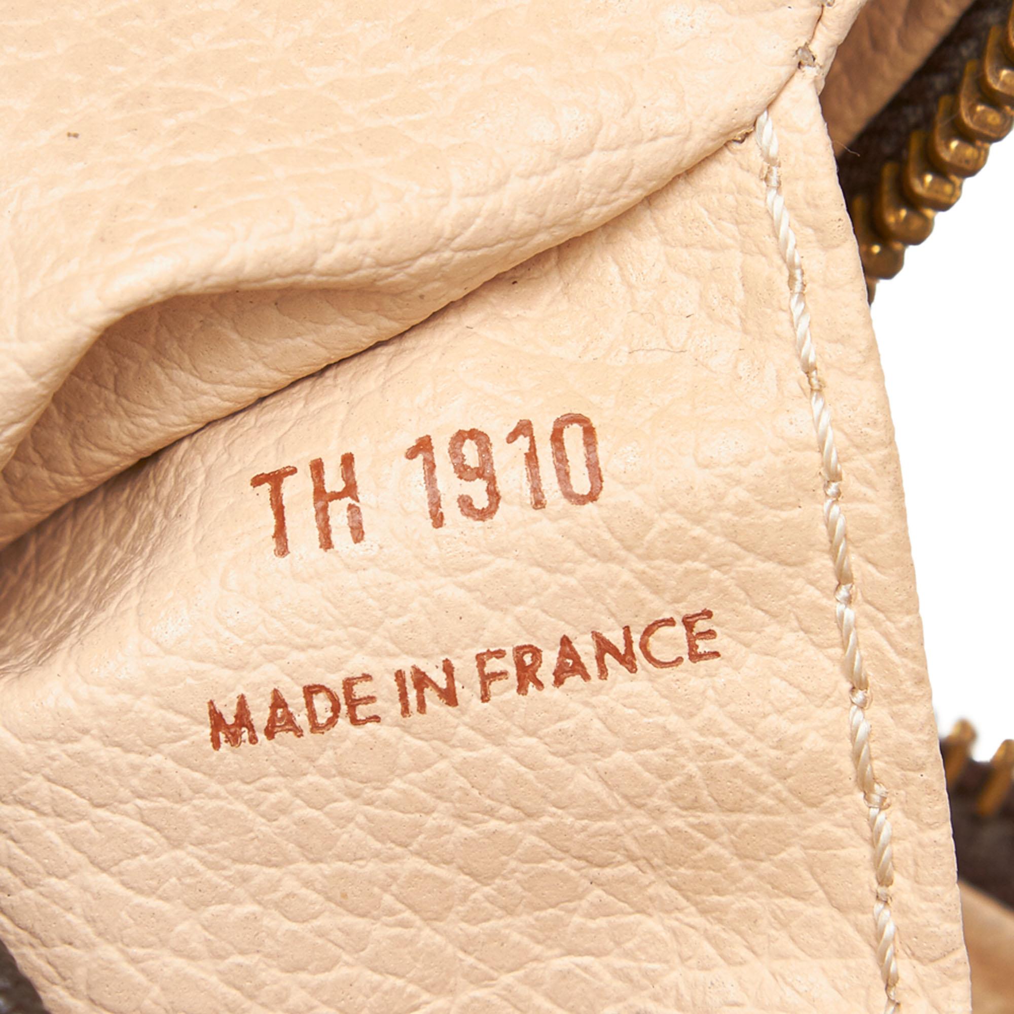 Vintage Authentic Louis Vuitton Brown Trousse Toilette 23 France SMALL 2