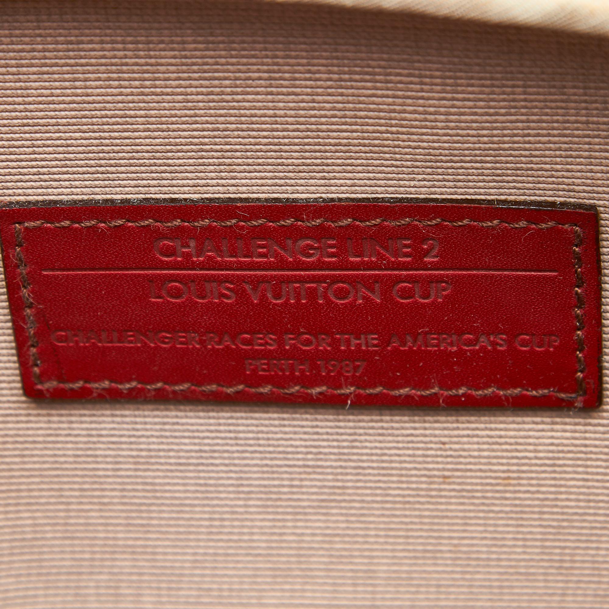 Vintage Authentic Louis Vuitton Challenge Cup Line 2 Shoulder Bag France LARGE  For Sale 1