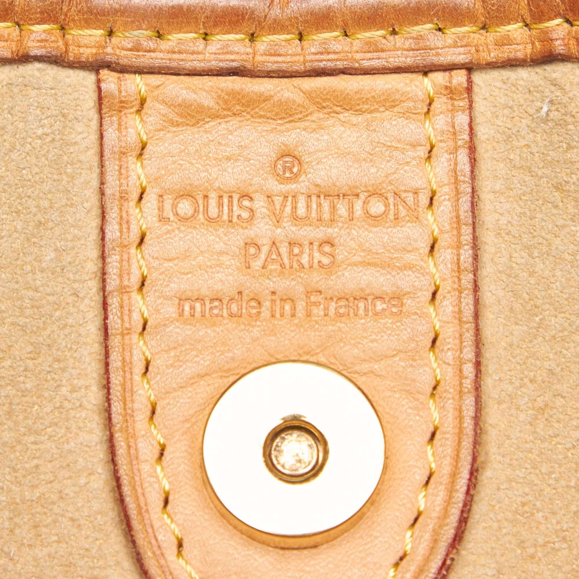 Women's Vintage Authentic Louis Vuitton Damier Canvas Azur Galliera PM France SMALL For Sale