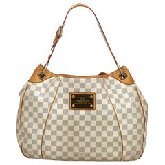 Vintage Authentic Louis Vuitton Damier Canvas Azur Galliera PM France SMALL
