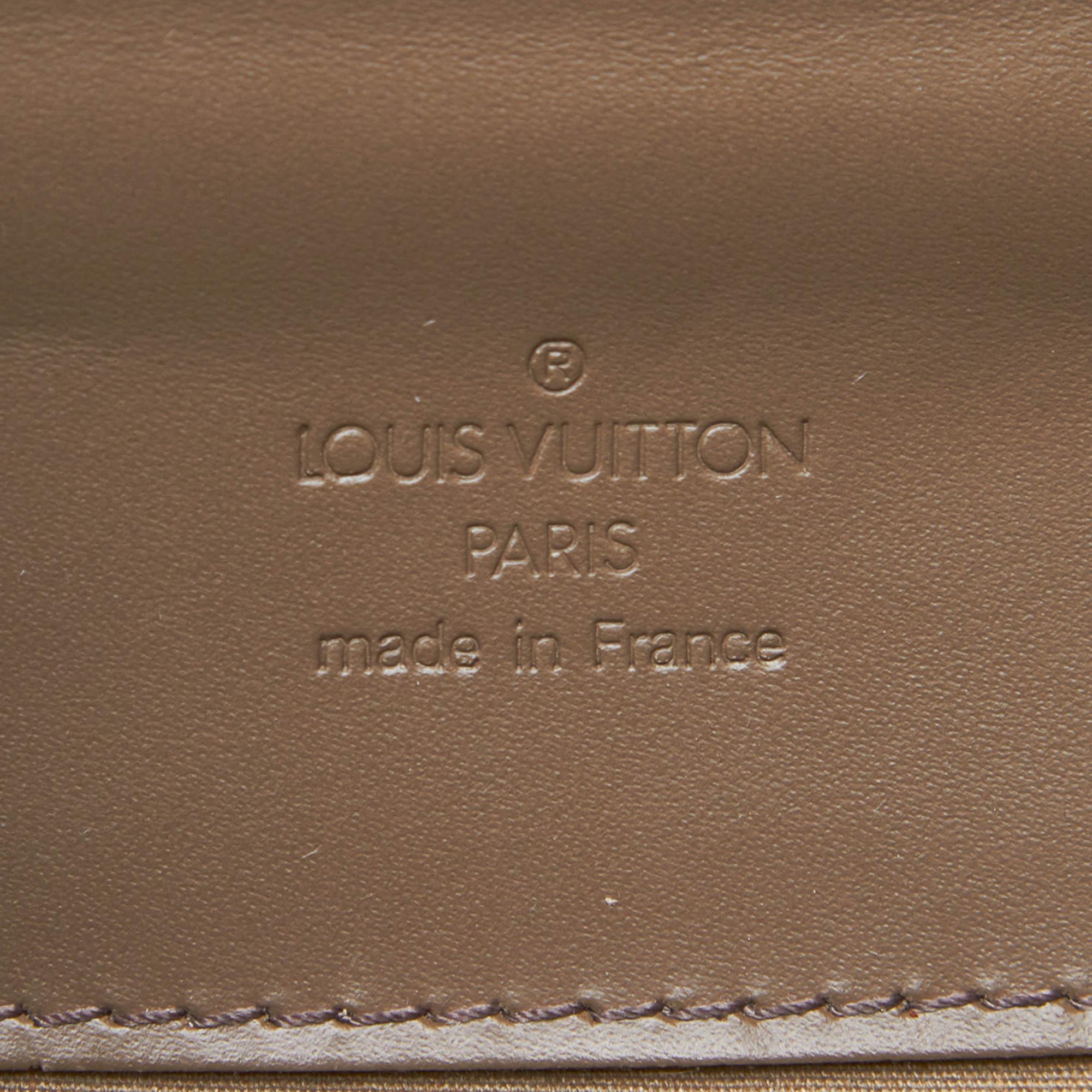 Vintage Authentic Louis Vuitton Gray Epi Leather Biarritz France w SMALL  For Sale 1