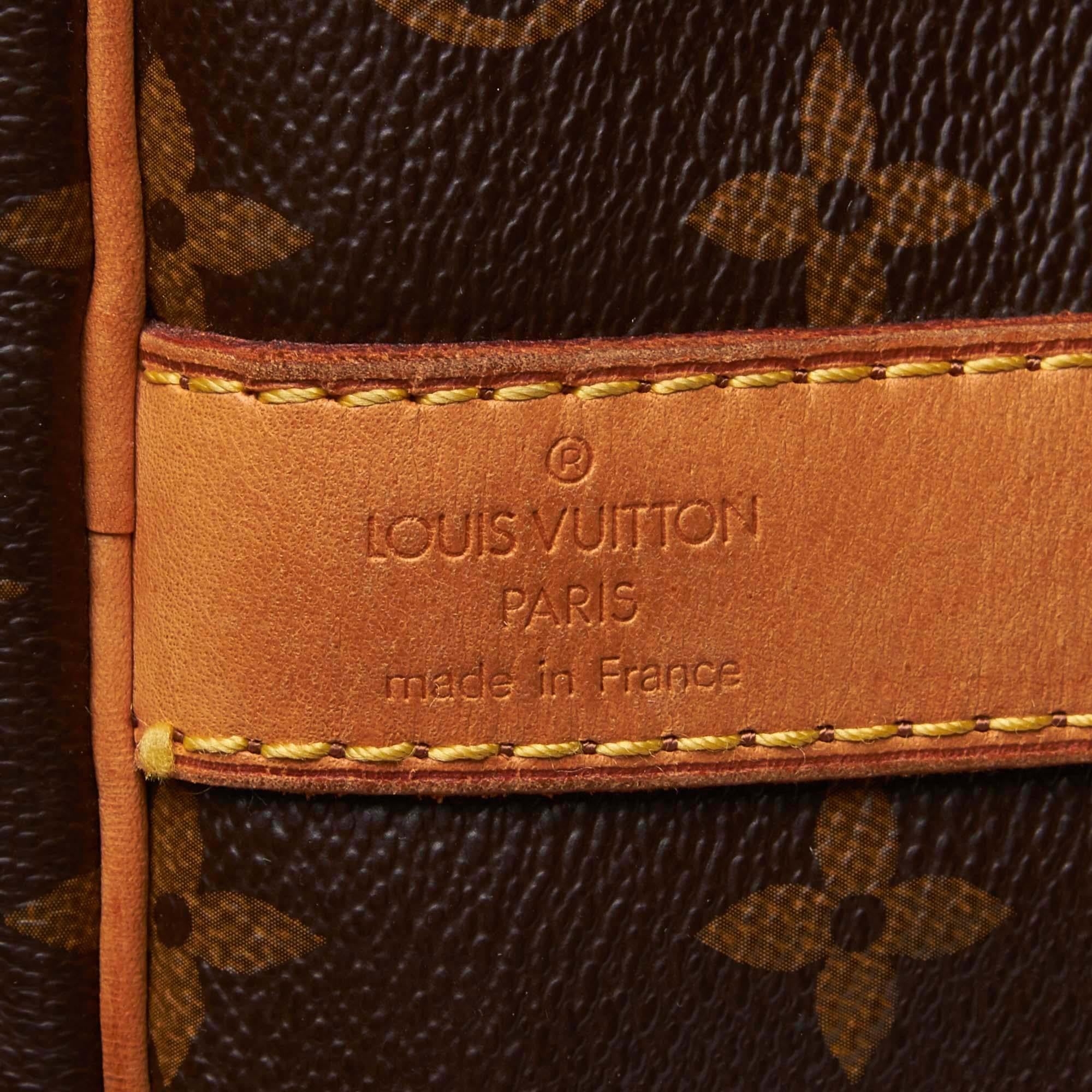 Vintage Authentic Louis Vuitton Keepall Bandouliere 50 w Dust Bag Padlock LARGE  For Sale 1