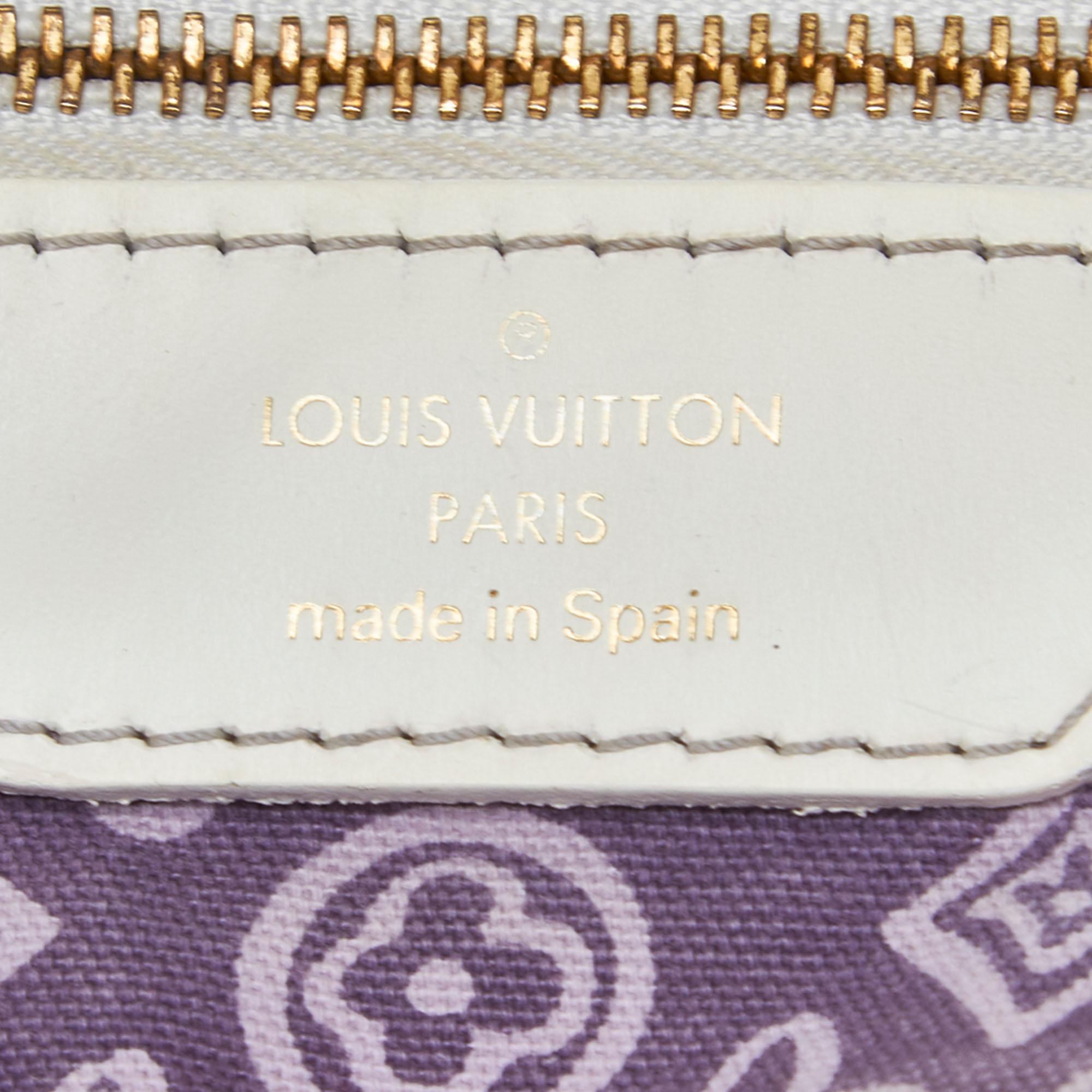 Vintage Authentic Louis Vuitton Monogram Tahitienne Cabas PM w Dust Bag Box  For Sale 1