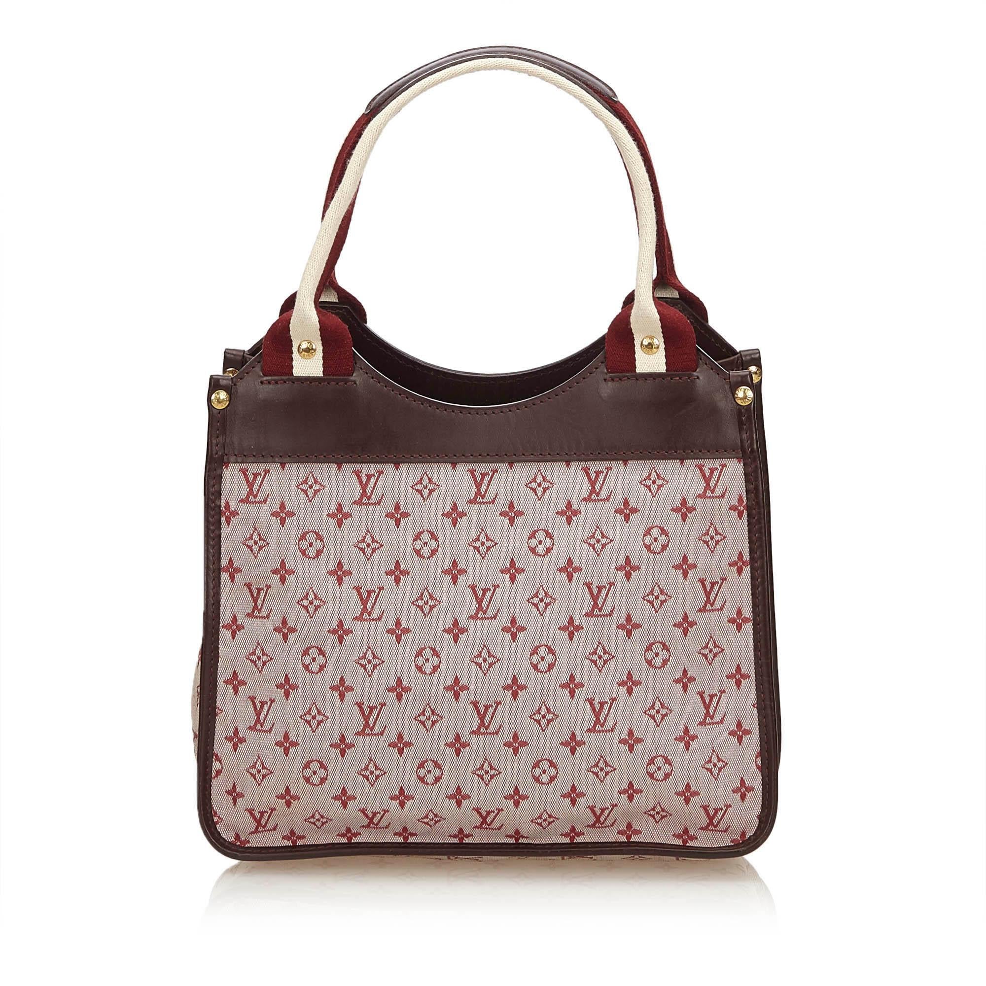 Vintage Authentic Louis Vuitton Pink Sac Kathleen France w Dust Bag MEDIUM  (Braun) im Angebot
