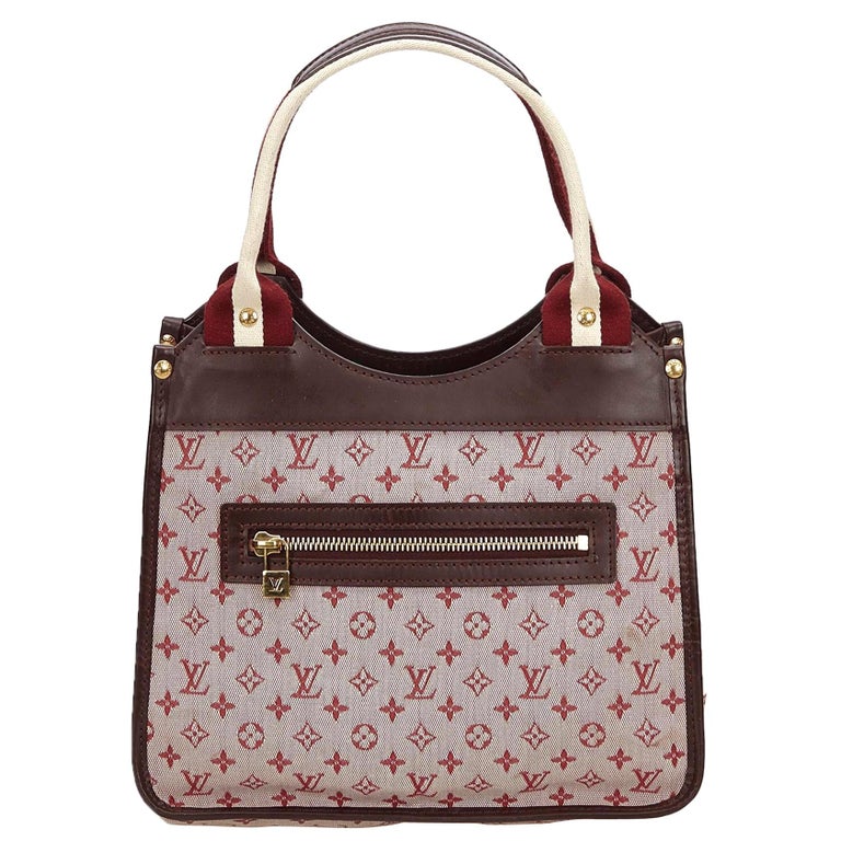 Vintage Authentic Louis Vuitton Pink Sac Kathleen France w Dust Bag MEDIUM For Sale at 1stdibs