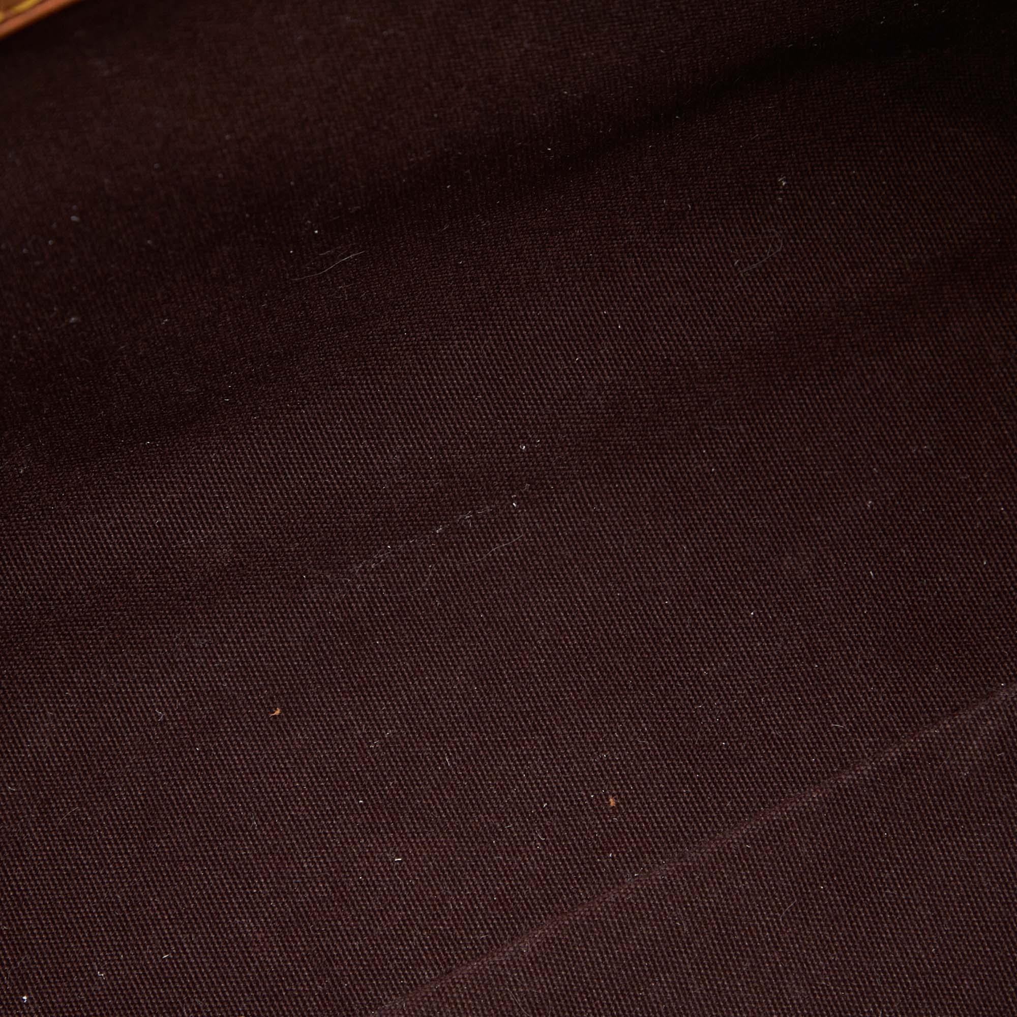 Vintage Authentic Louis Vuitton Purple Vernis Leather Reade PM France SMALL  im Angebot 3