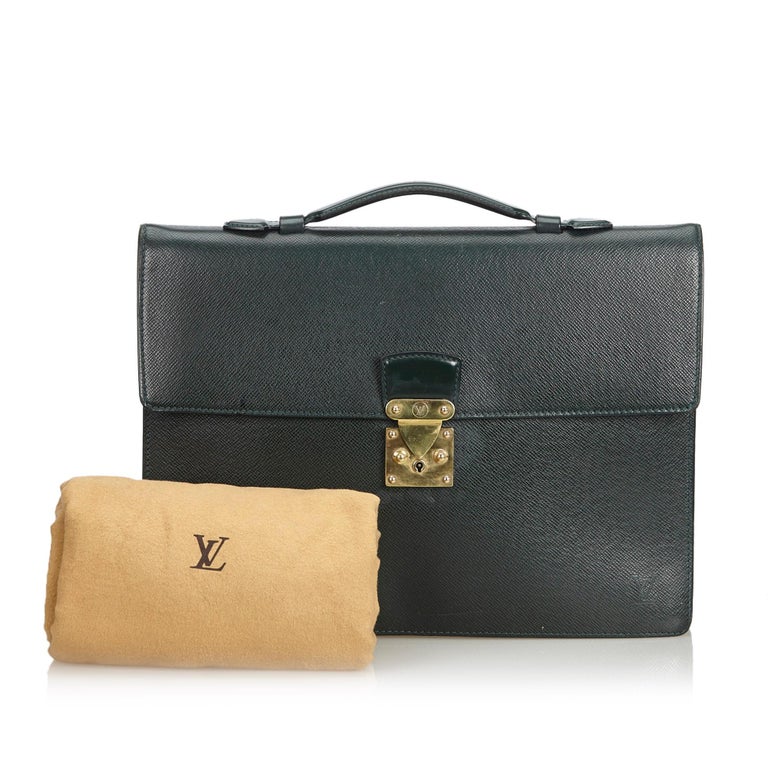 Vintage Authentic Louis Vuitton Serviette Kourad Briefcase w Dust Bag LARGE at 1stdibs