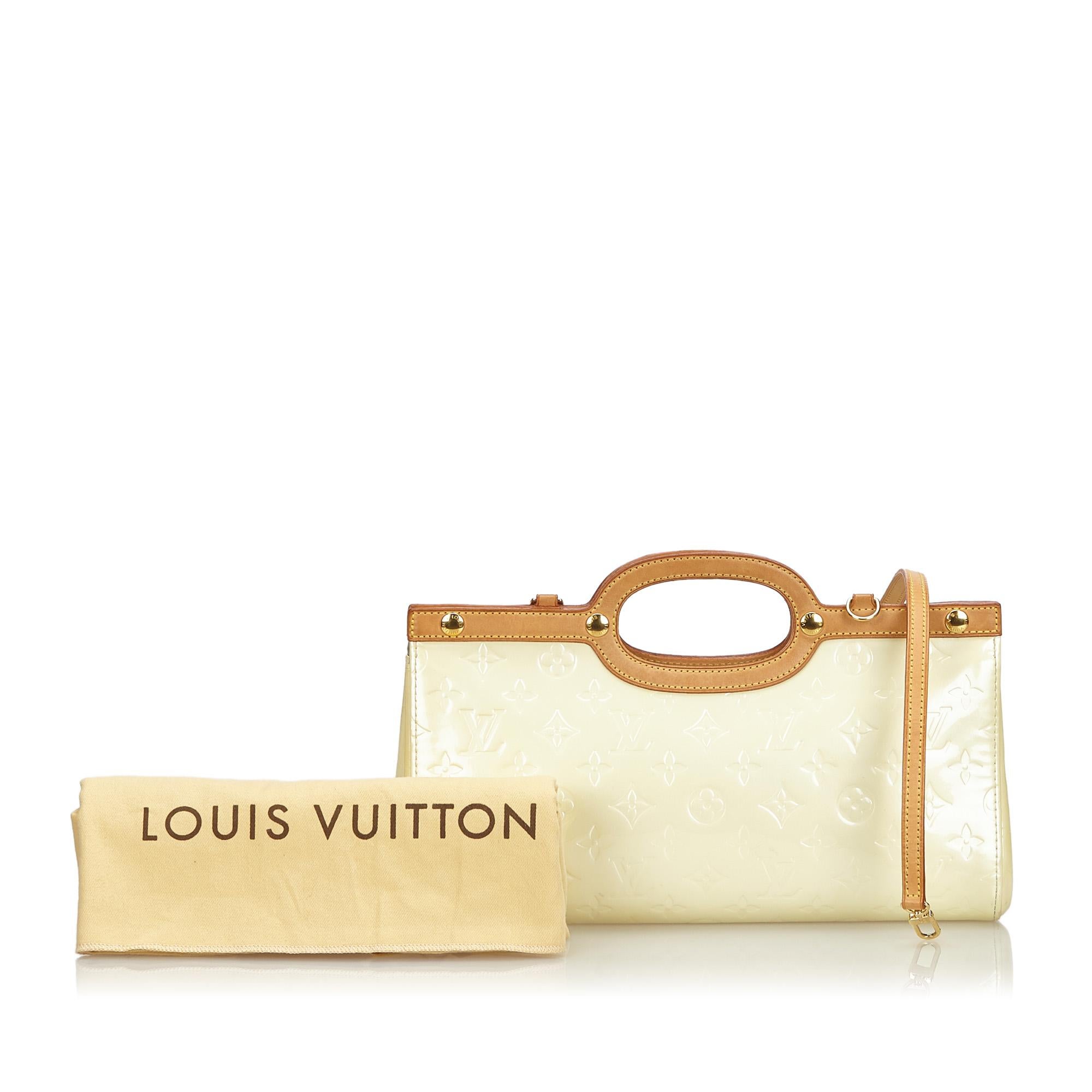 Vintage Authentic Louis Vuitton White Light Roxbury Drive France MEDIUM  4