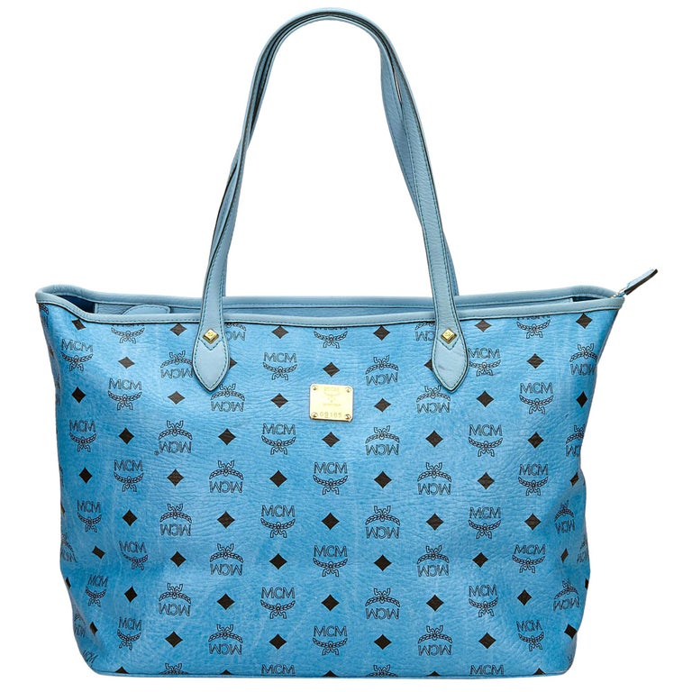 mcm tote bag large